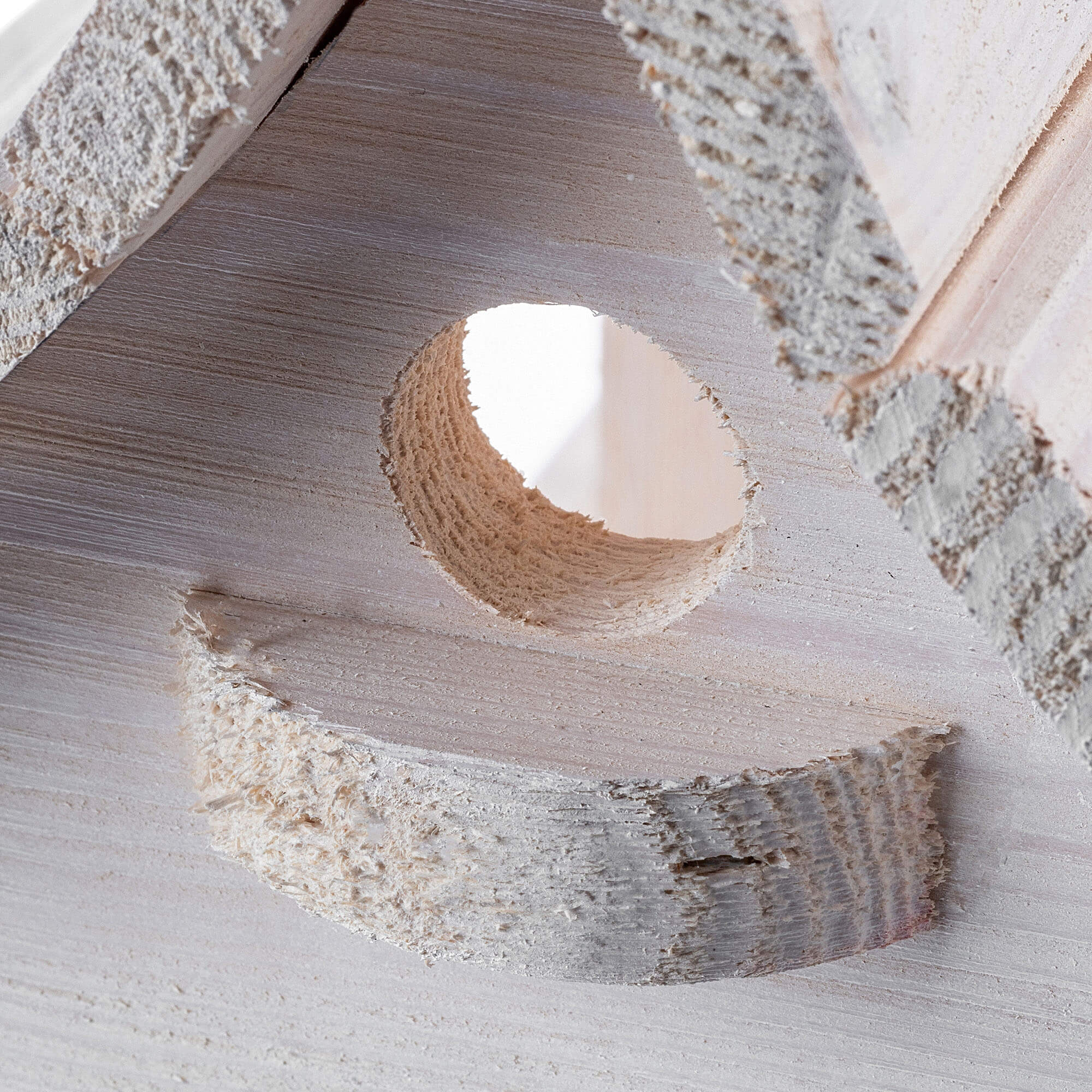 Karmnik dla ptaków Arbis domek 30 x 25 cm biały