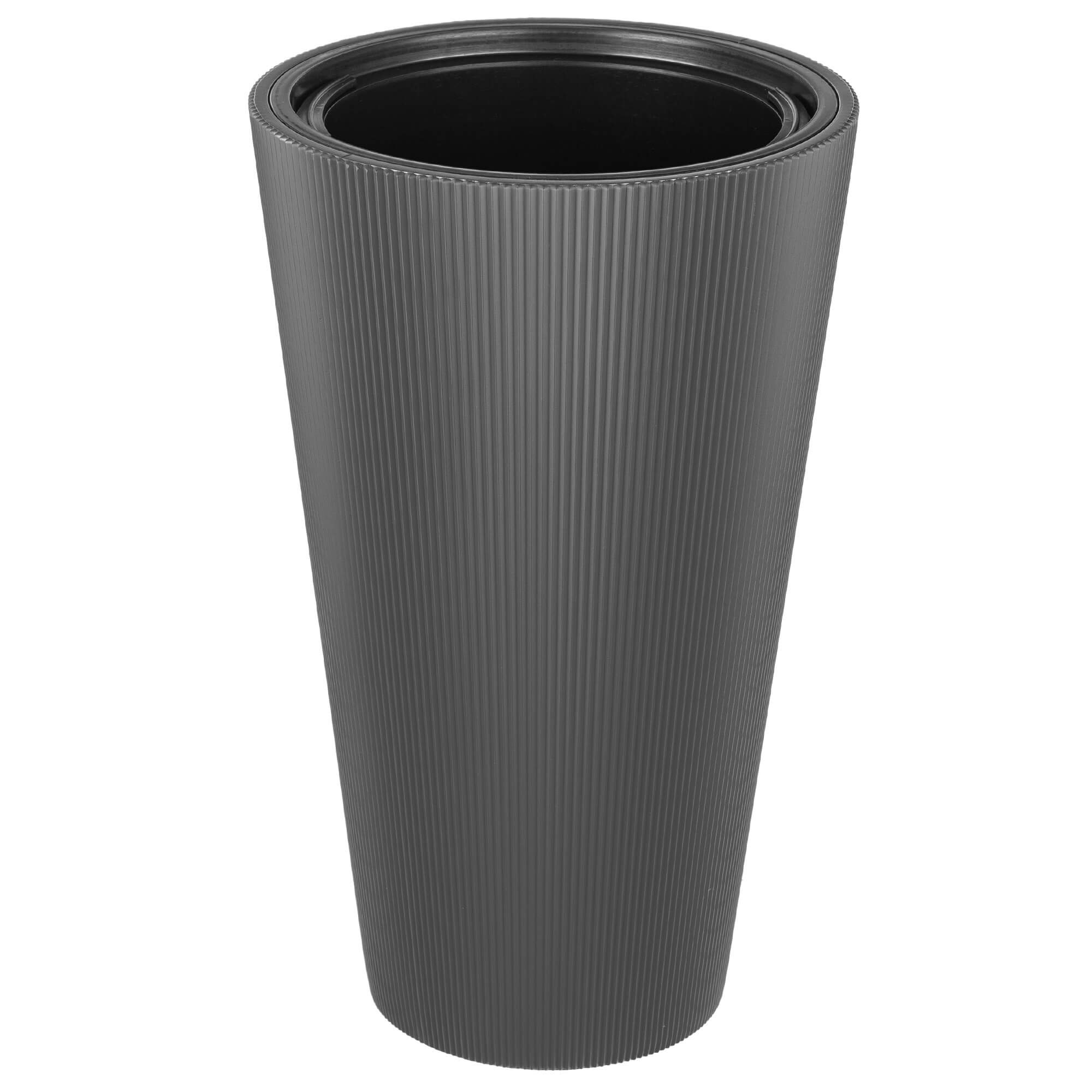 Doniczka Linea Slim 30 cm, antracyt, 1 szt.