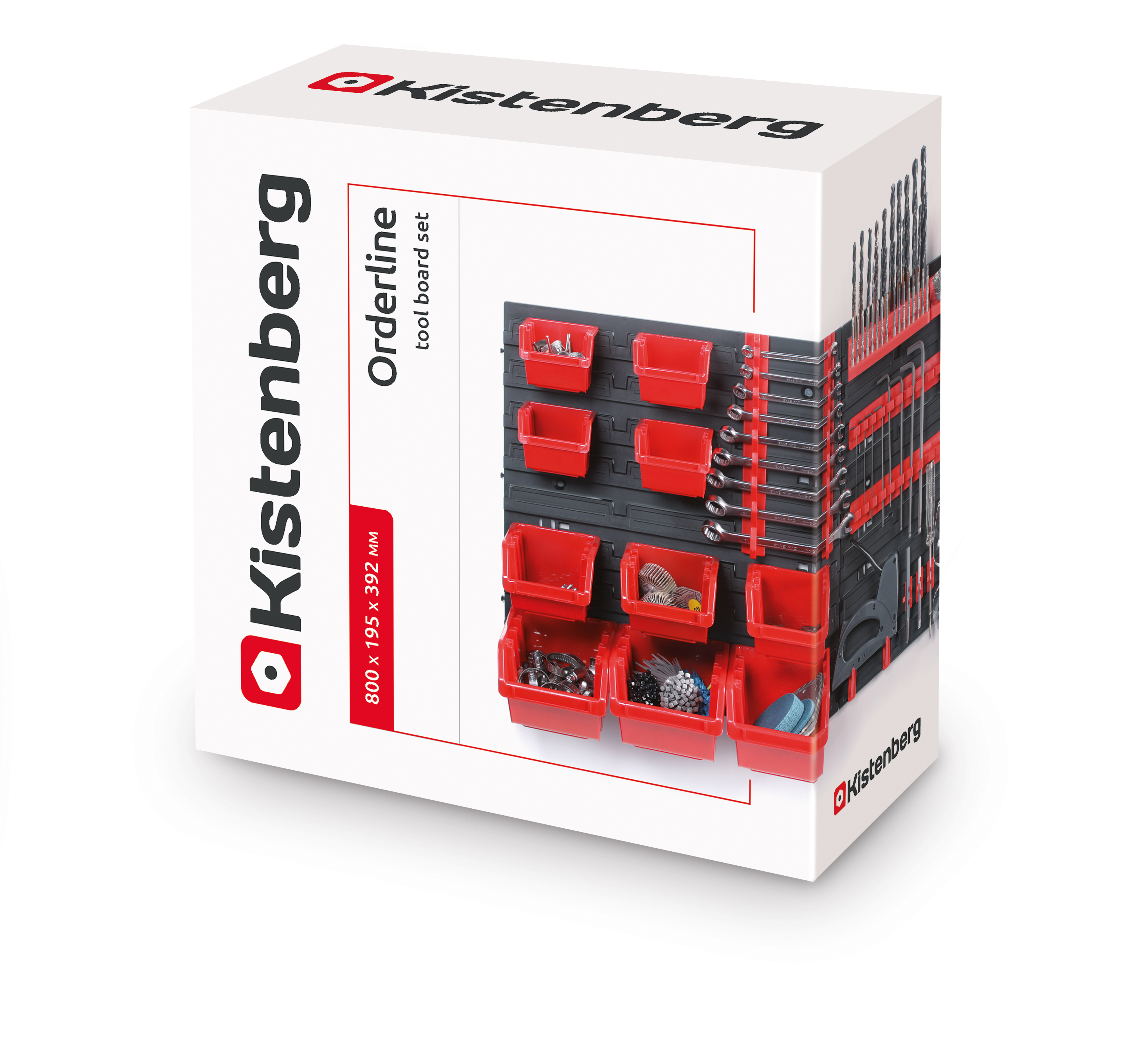 KISTENBERG Tablica narzędziowa Orderline 4 - KOR4 - czarny