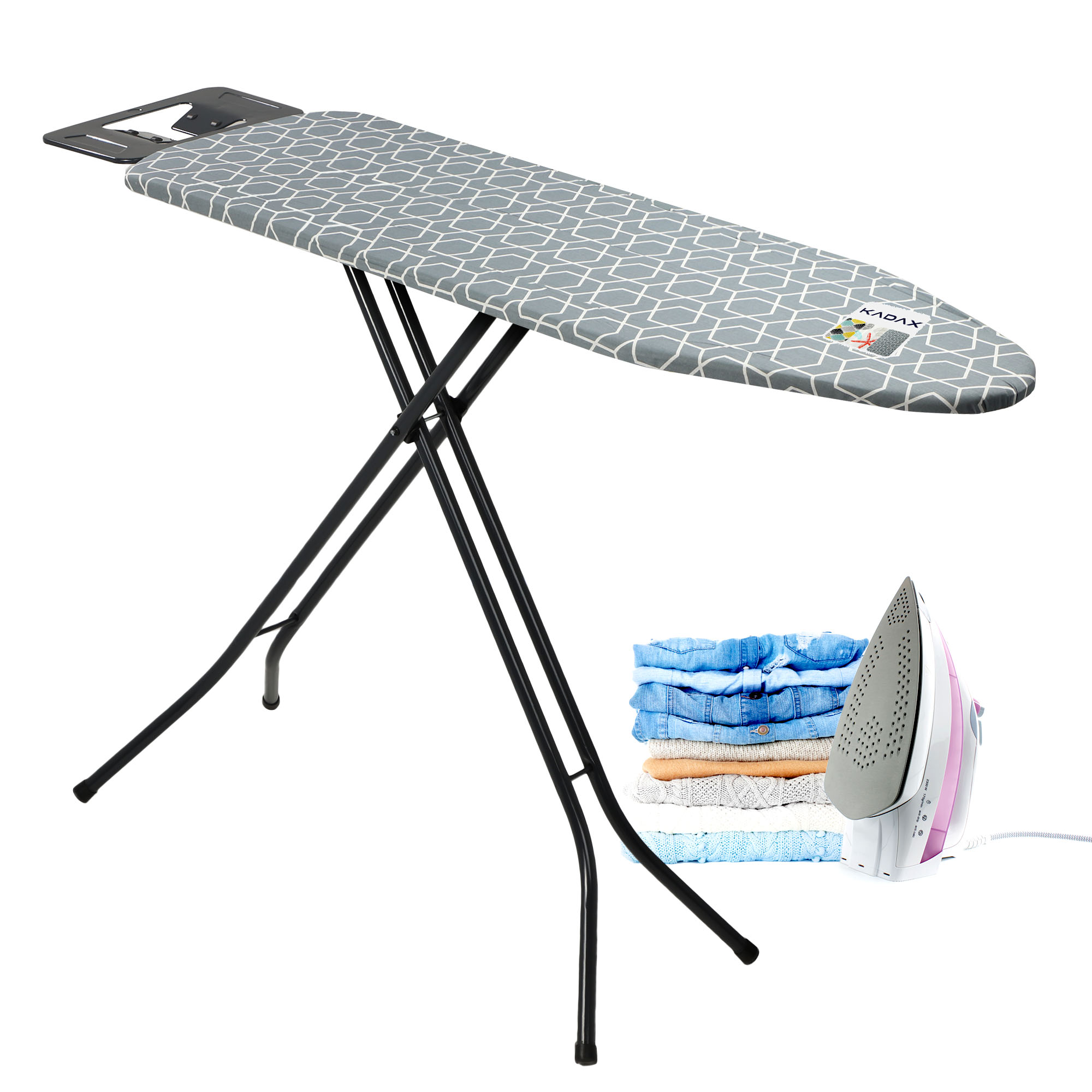 Deska do prasowania Piza 122 x 30 cm, szara