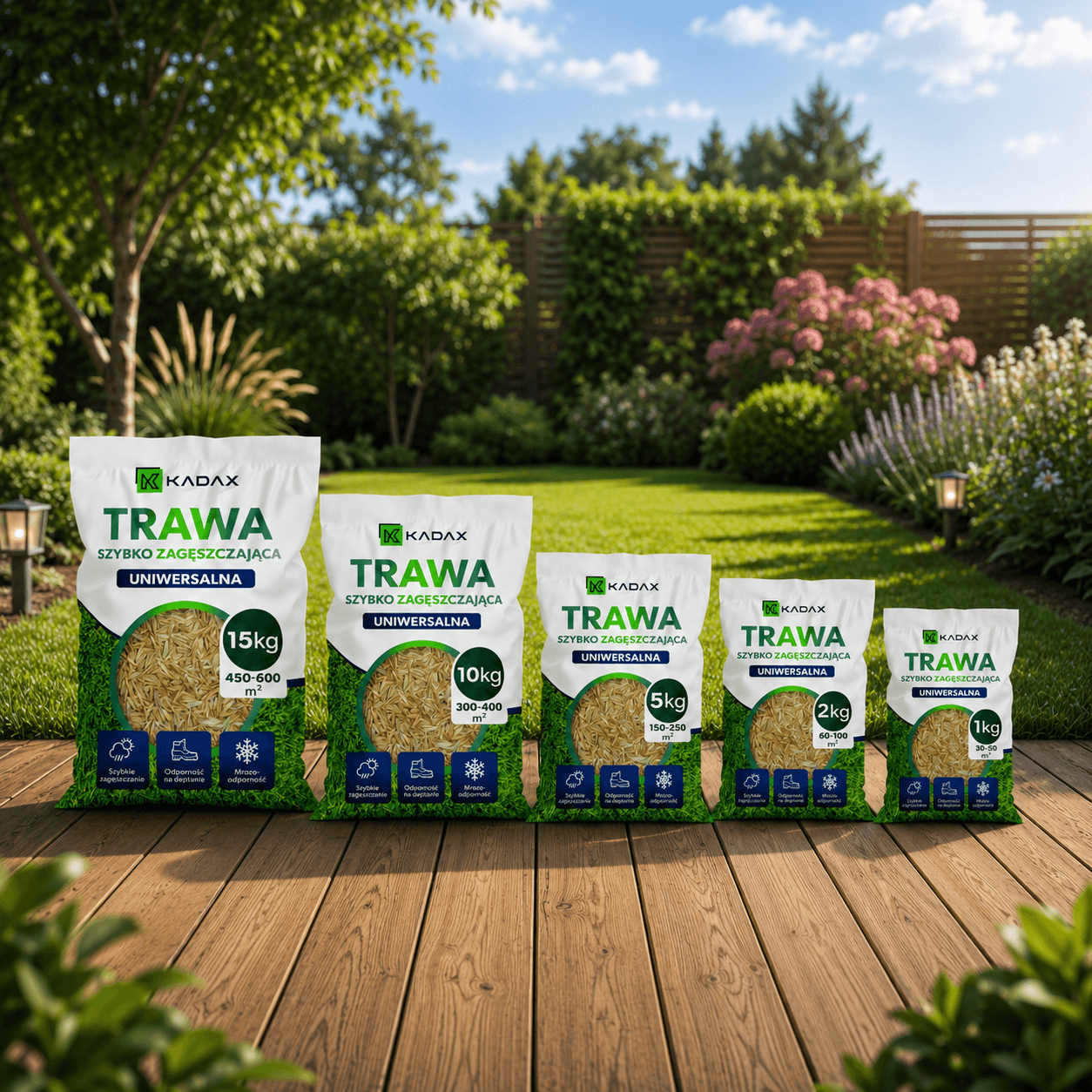 Trawa uniwersalna Riset szybko zagęszczająca 1 kg 50 m2