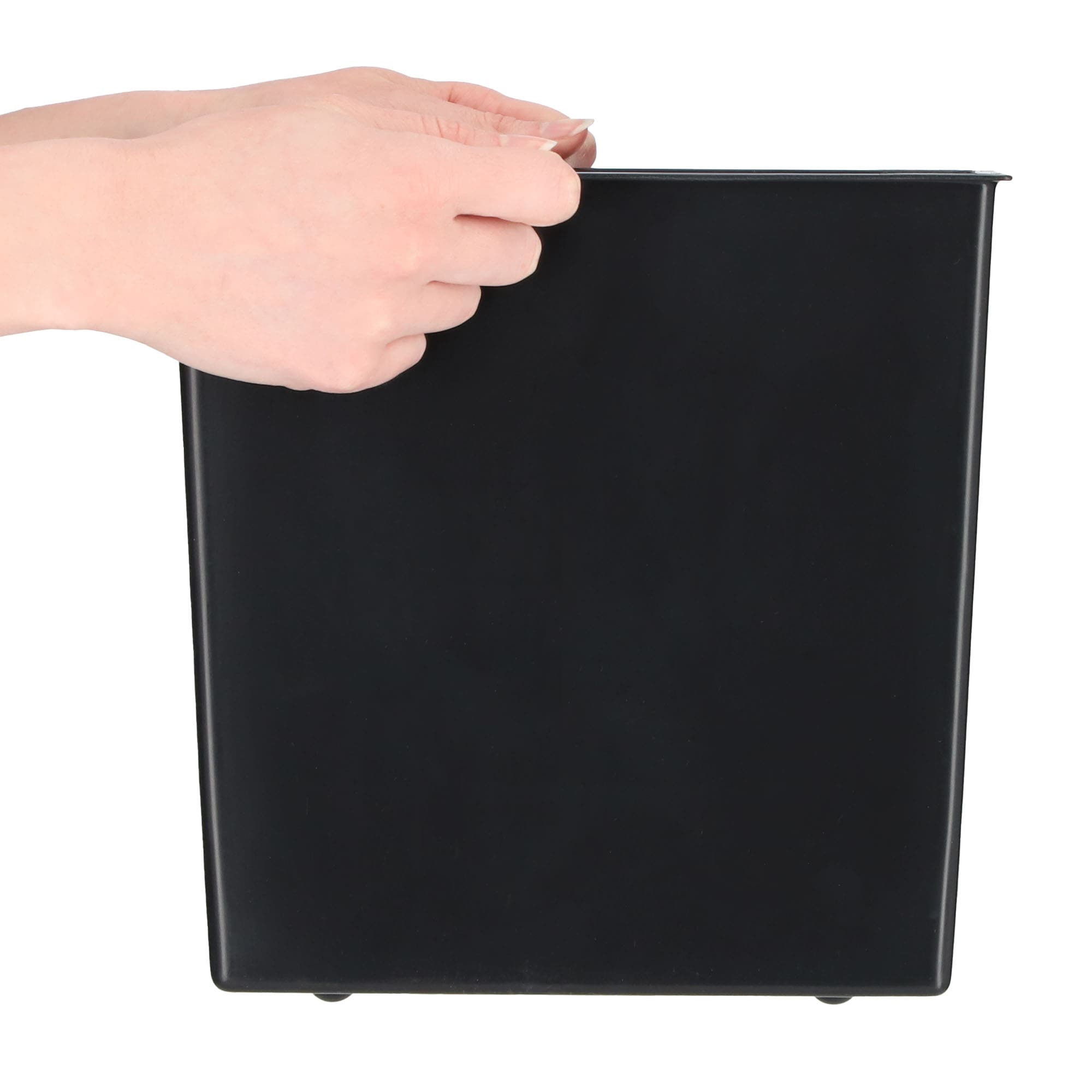 Donica na kwiaty z wkładem Pesaro rattan 25 cm, biała