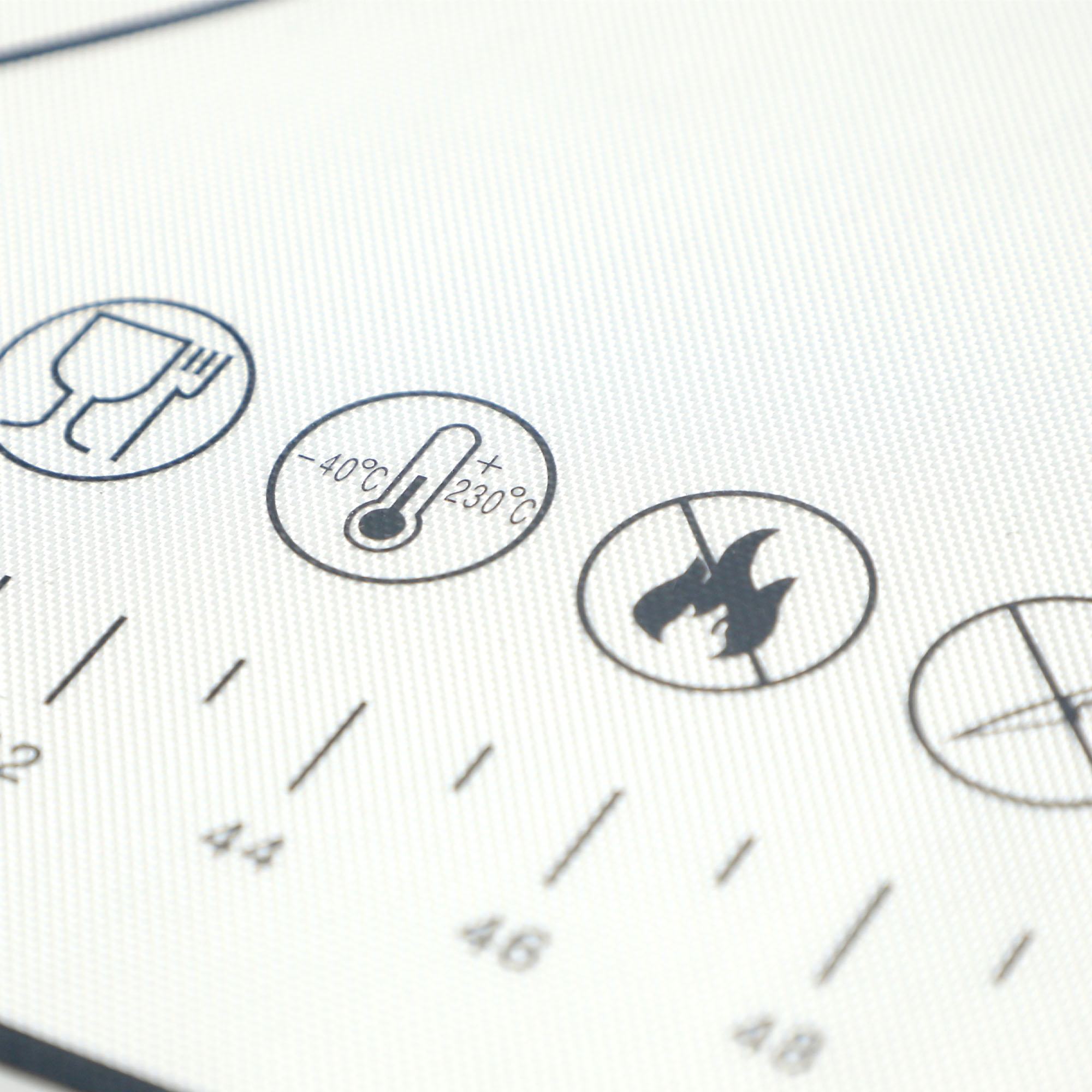 Stolnica silikonowa Greti 60 x 40 cm, szara