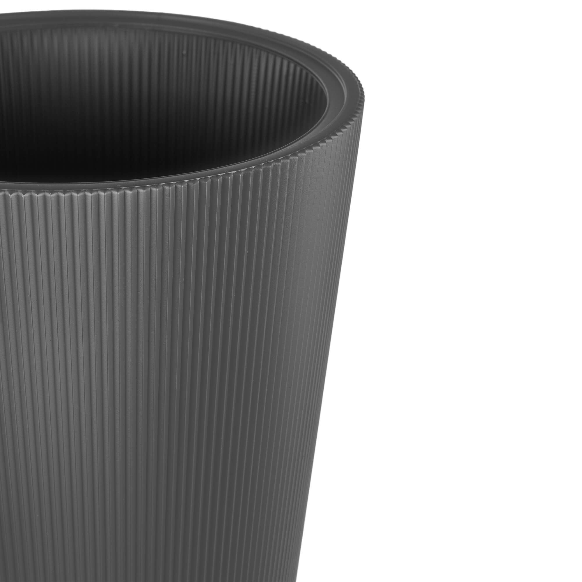 Doniczka Linea Slim 30 cm, antracyt, 1 szt.