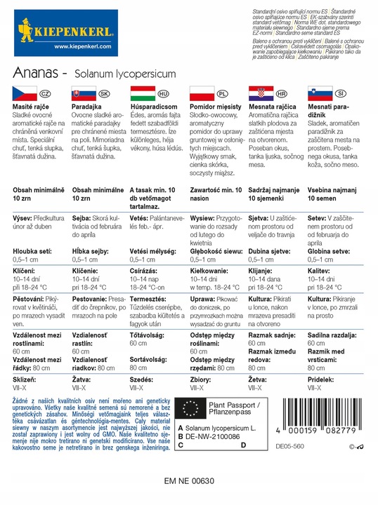 Kiepenkerl Pomidor mięsisty Ananas