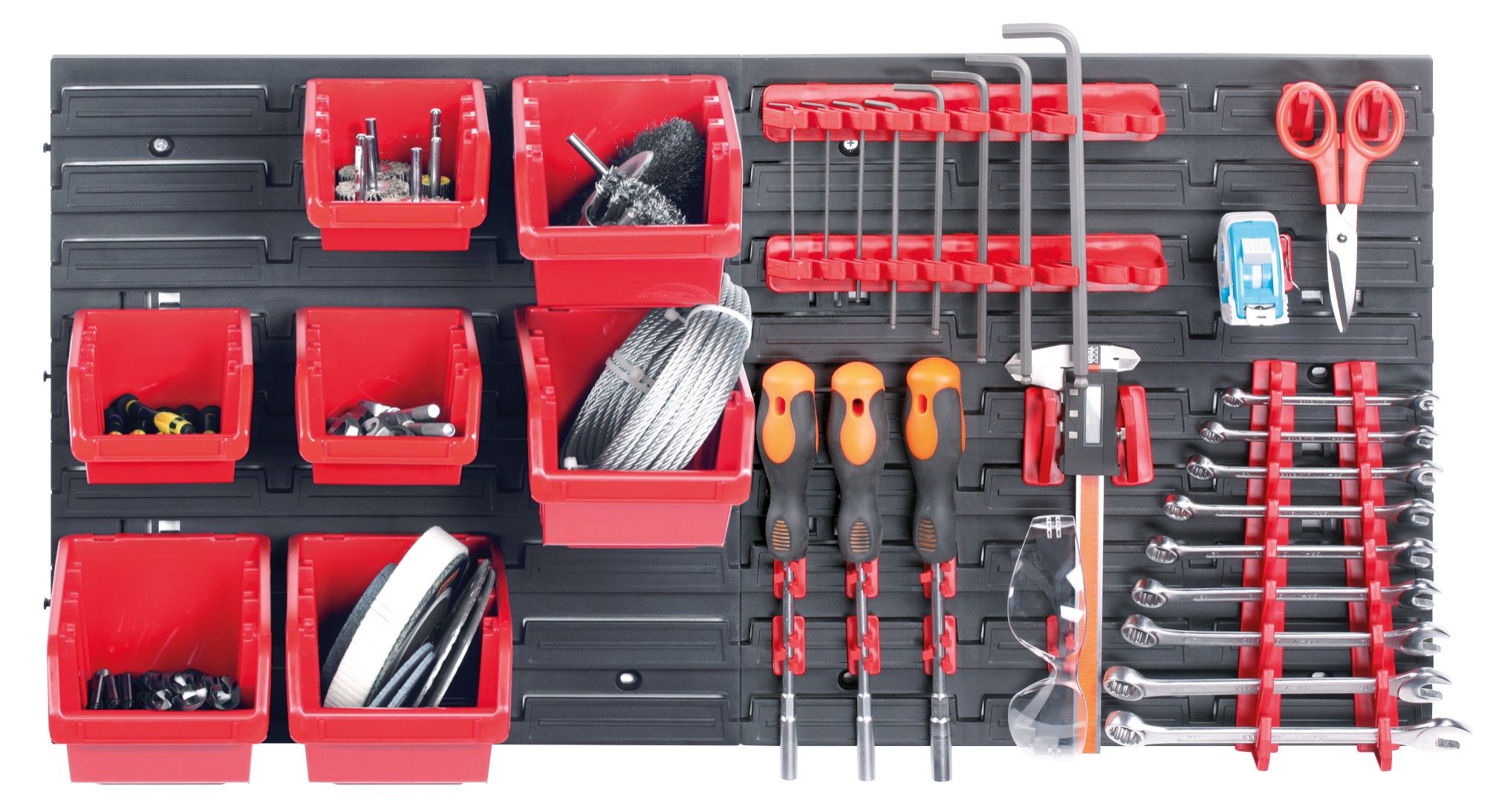 KISTENBERG Tablica narzędziowa Orderline 4 - KOR4 - czarny