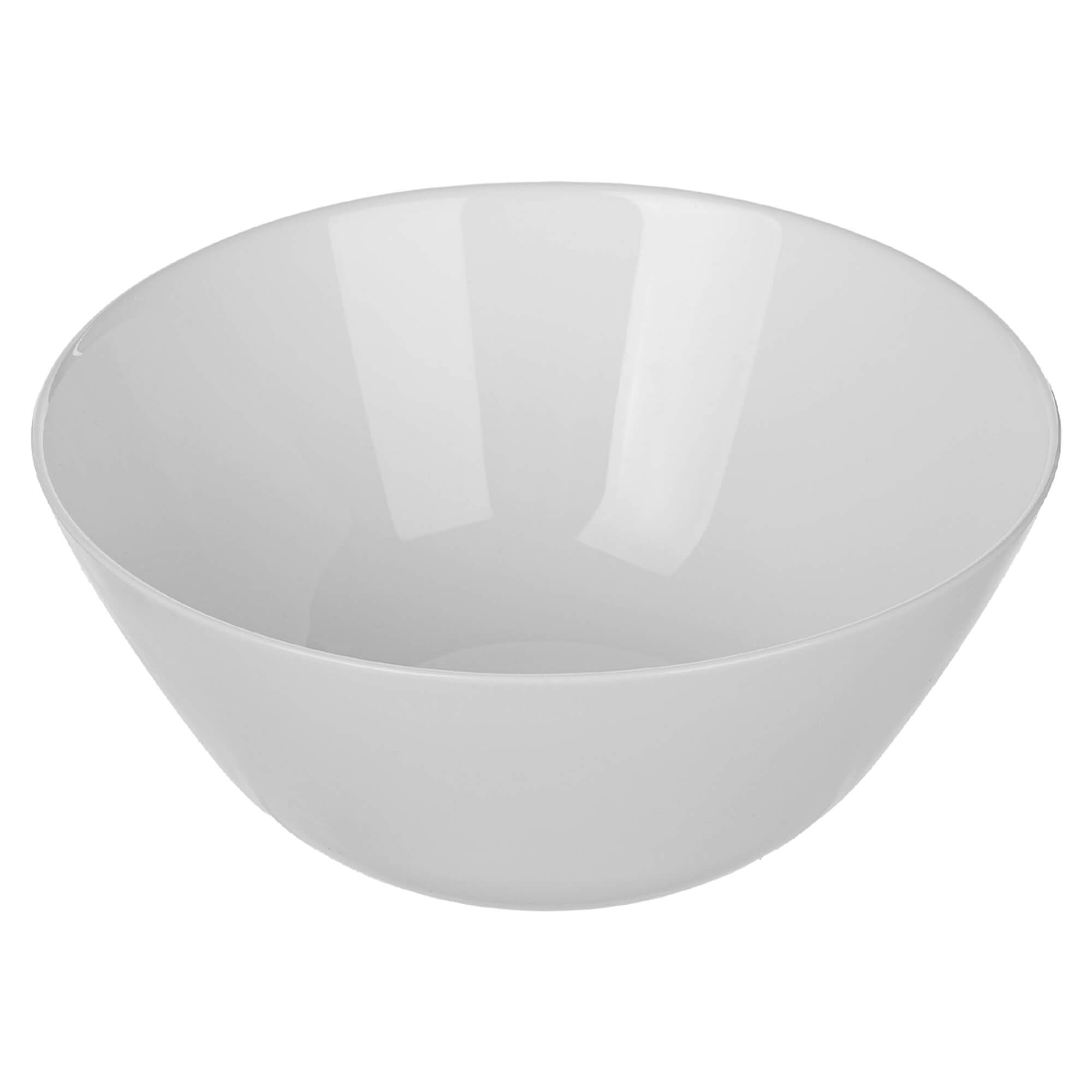 Salaterka szklana Datena 18 cm biała 1 szt.