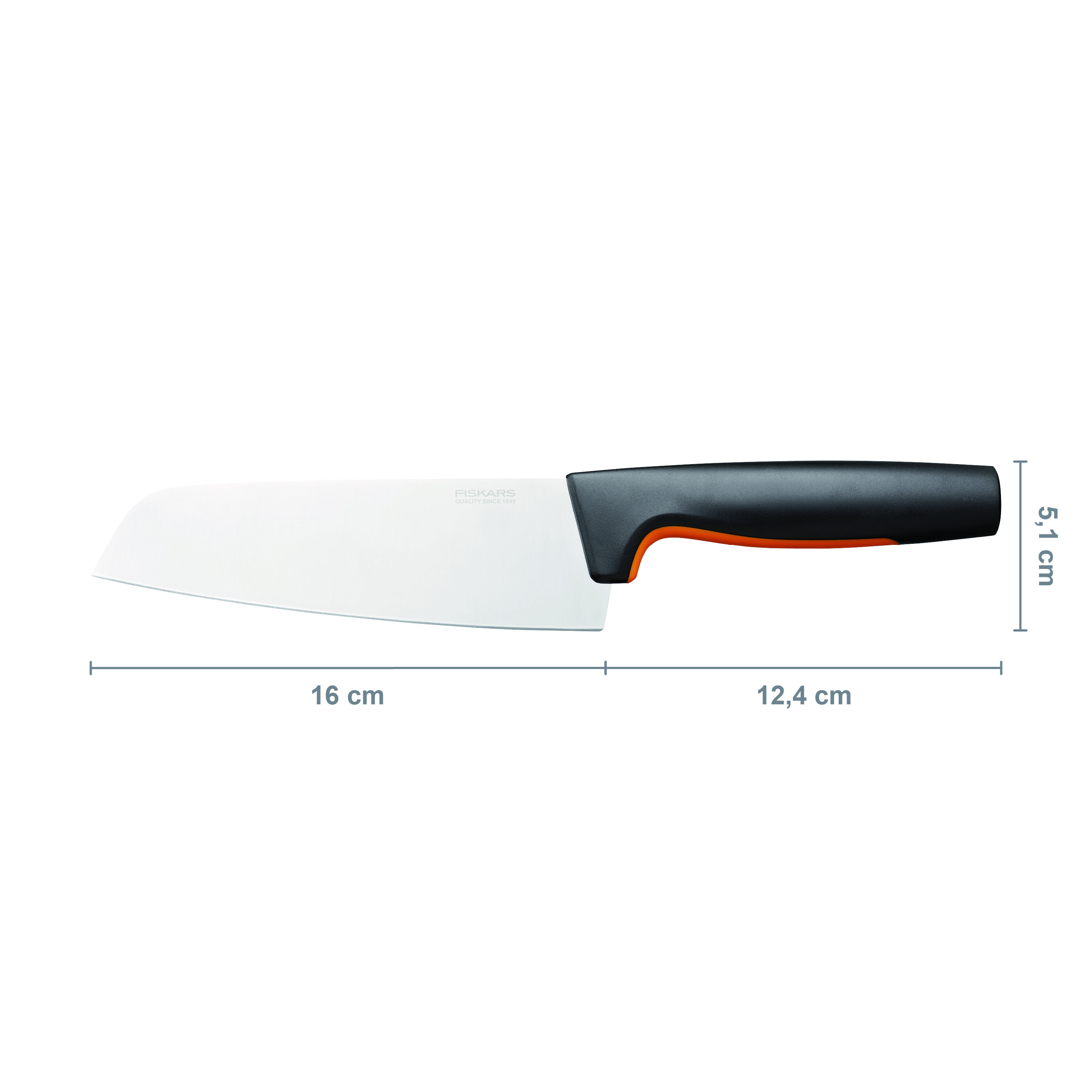 Fiskars 1057536 FF Nóż typu Santoku 16 cm
