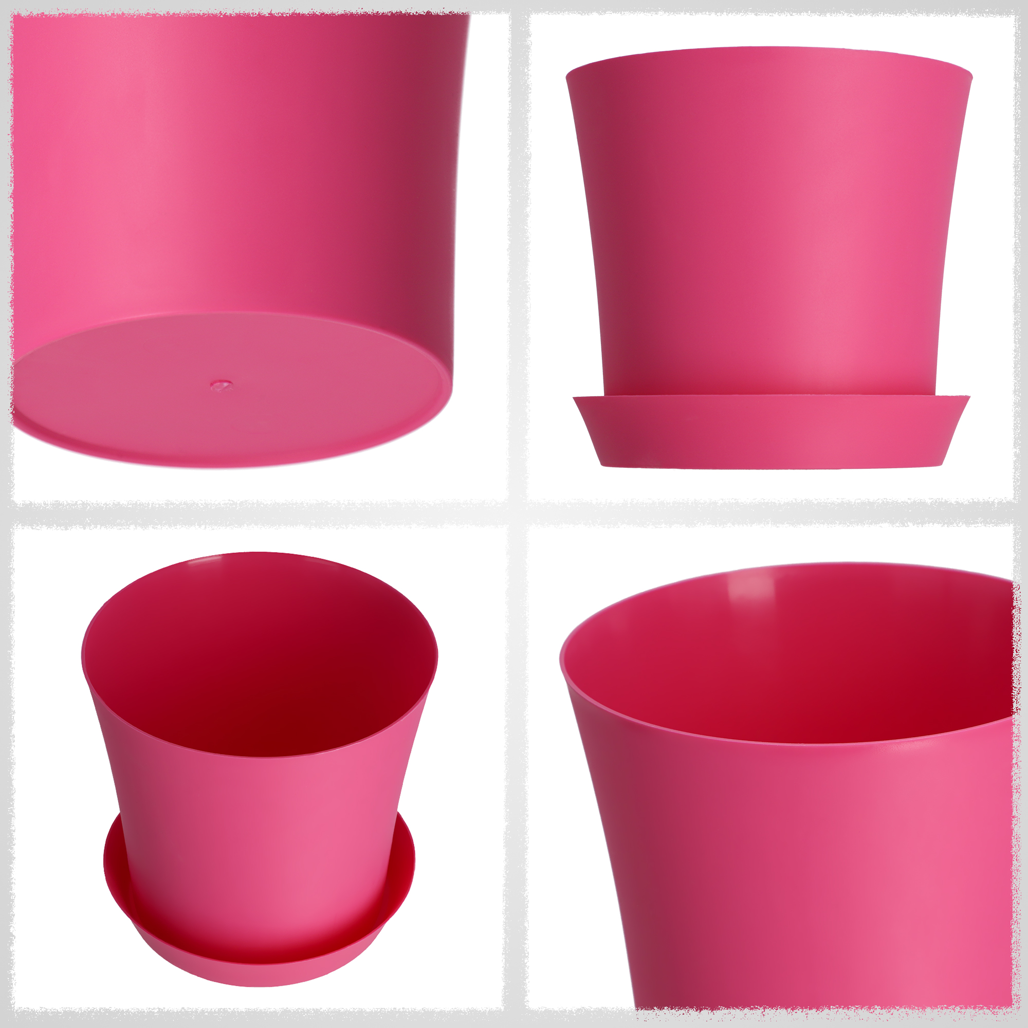 Doniczka na kwiaty Ersa 16 cm, różowa