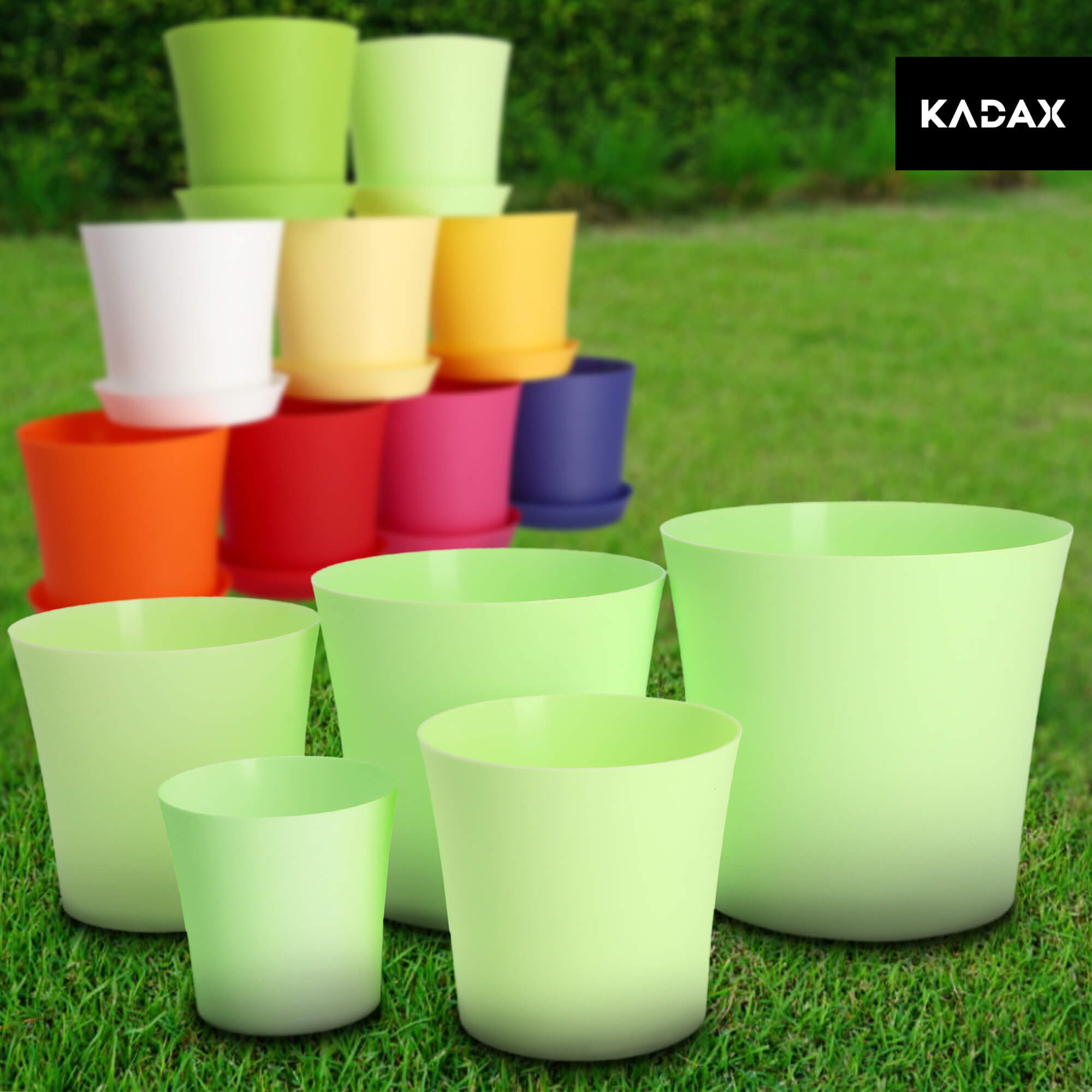 Doniczka na kwiaty Ersa 14 cm, pastelowa zieleń