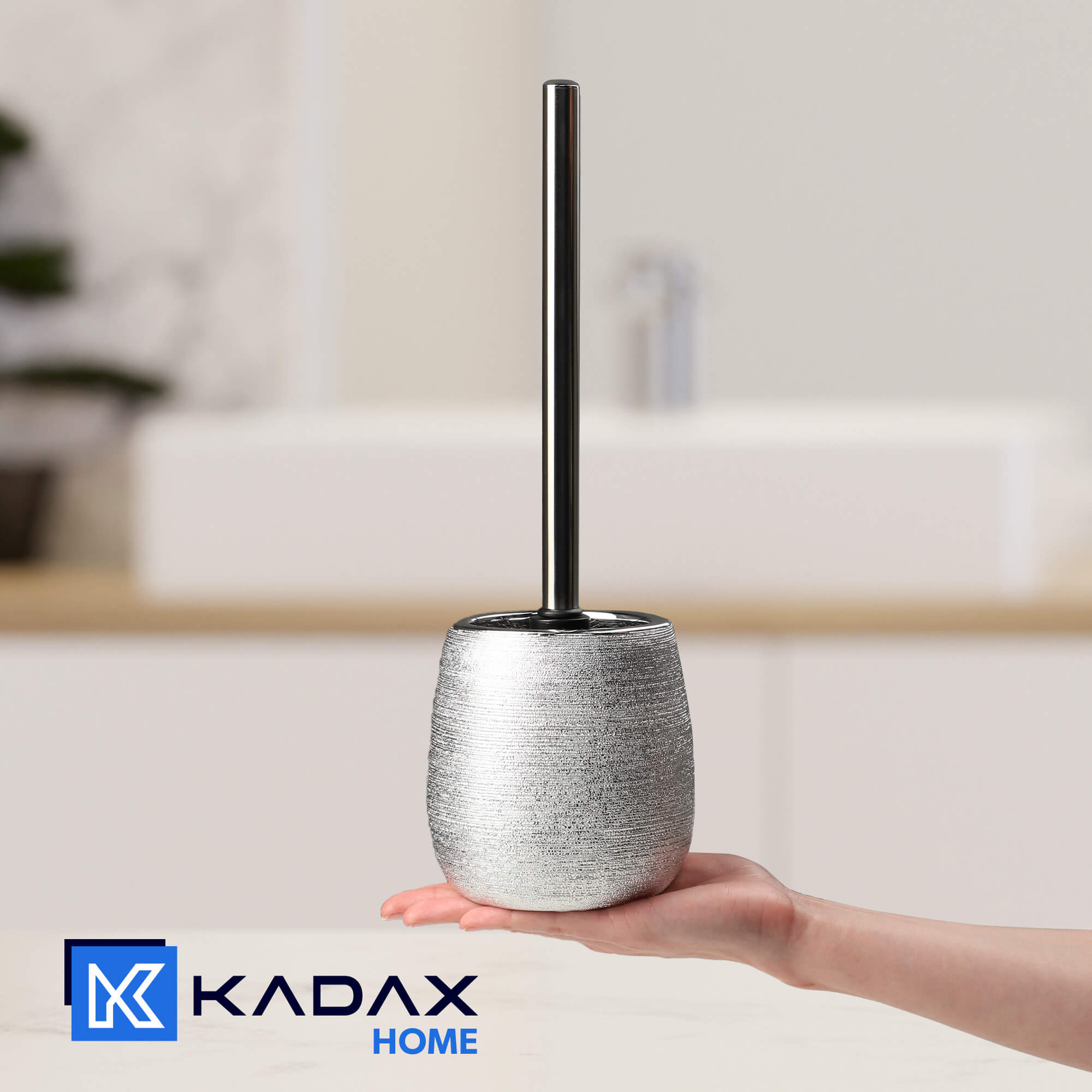 Zestaw łazienkowy Bari dozownik + kubek łazienkowy+ szczotka Wc