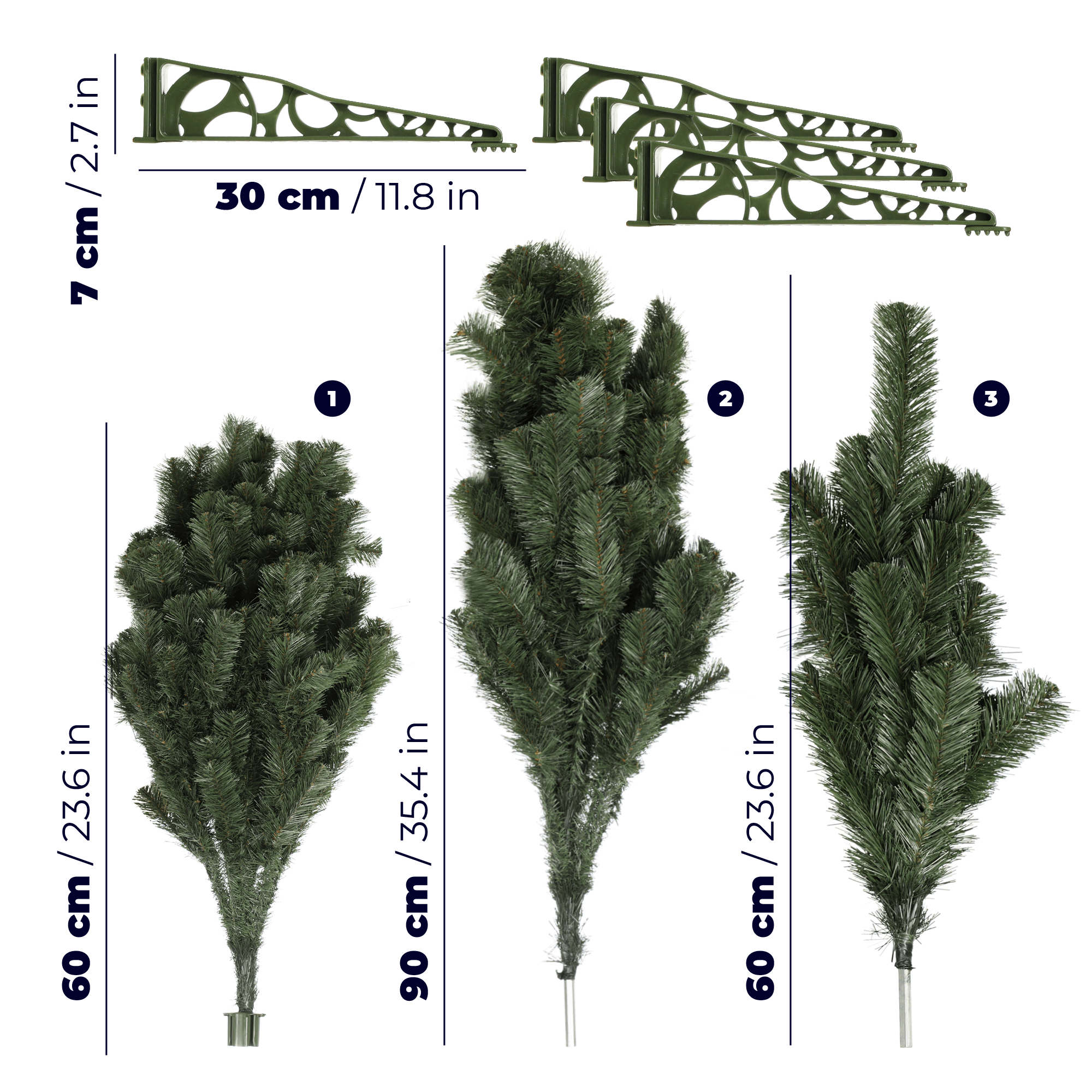 Choinka sztuczna jodła Guia 220 cm