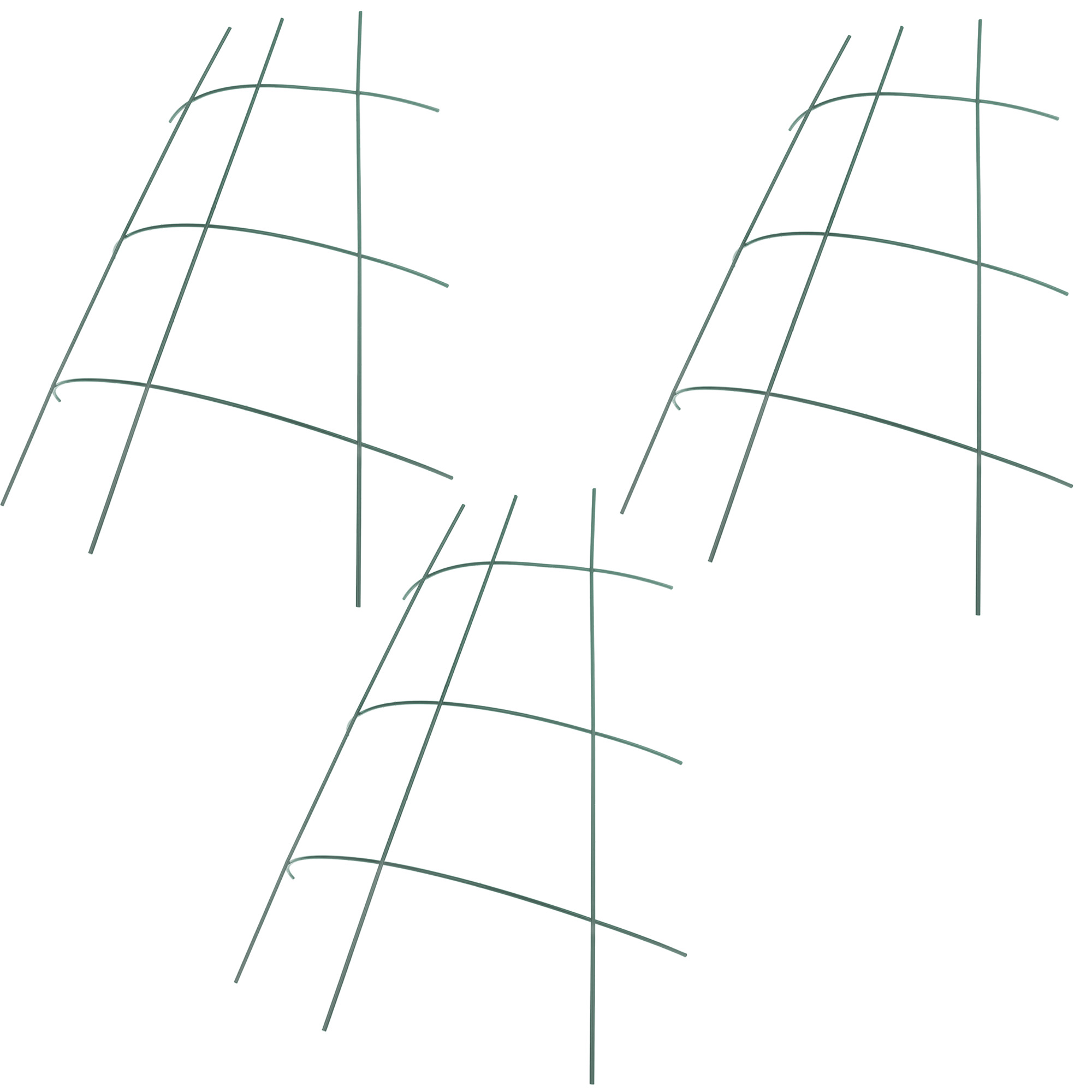 Podpora doniczkowa do roślin zielona Chieti, 3 szt.