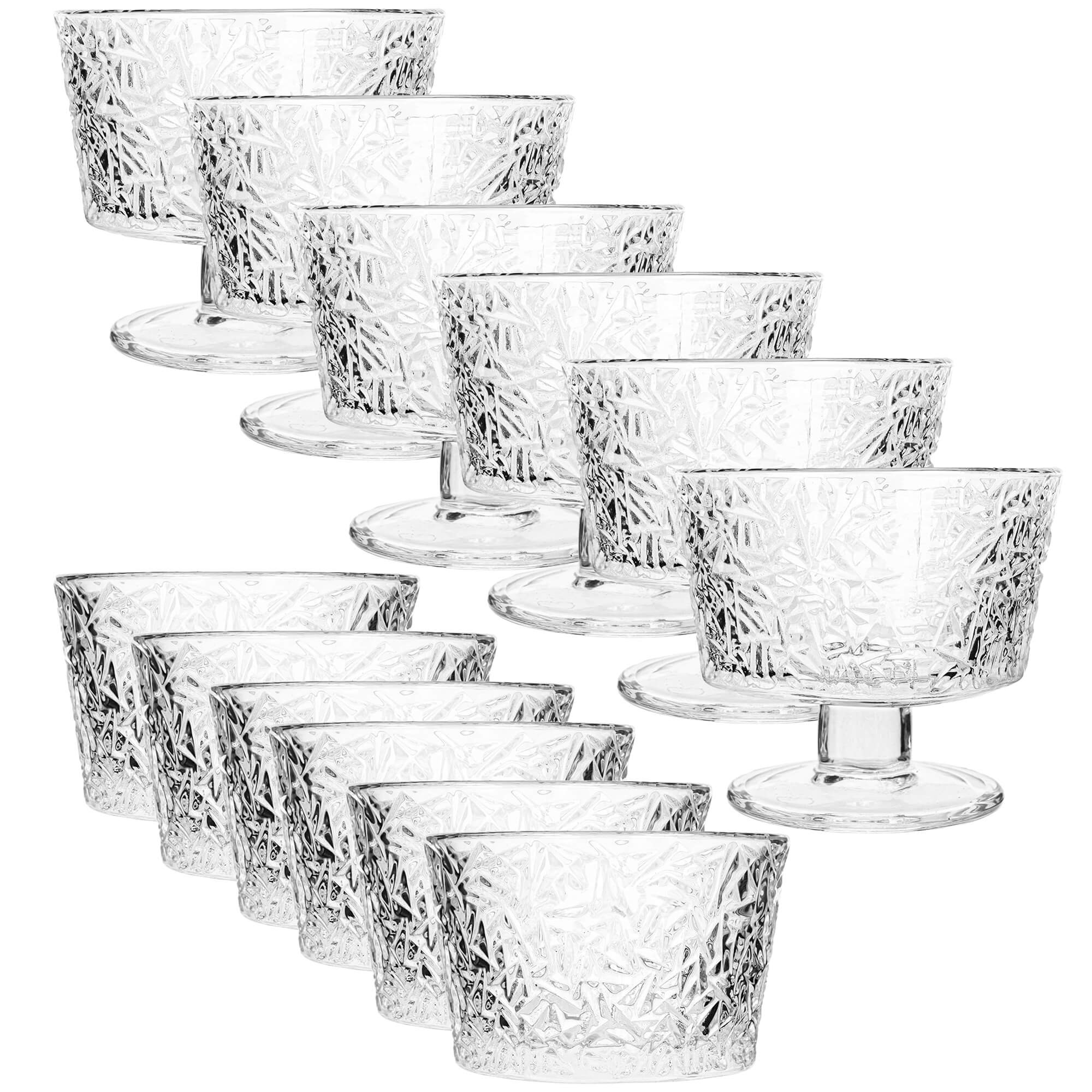 Pucharek do lodów Torza 290ml wzór lód 12 szt.