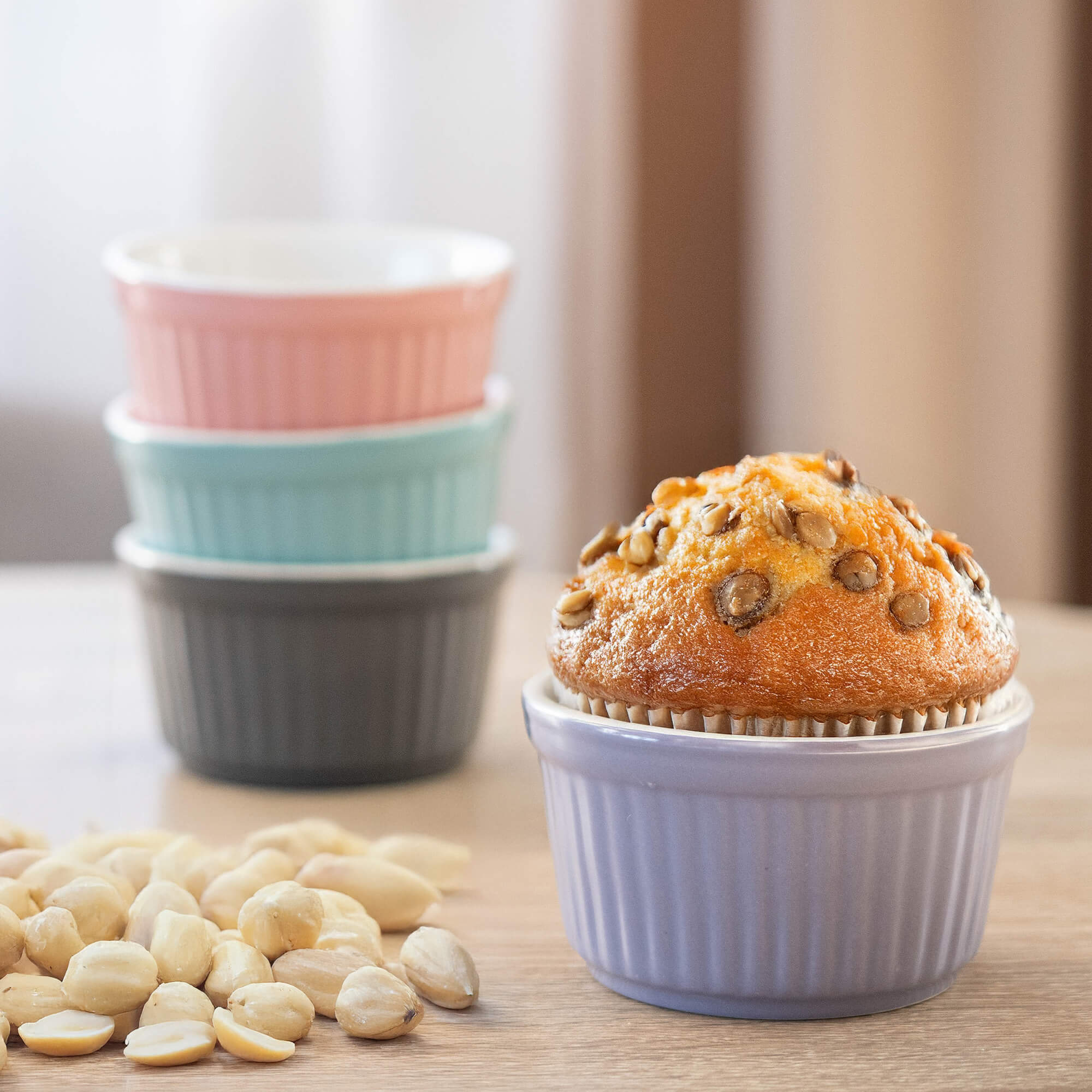 Naczynie ceramiczne do zapiekania Maes 9 x 5 cm fioletowe 1 szt.