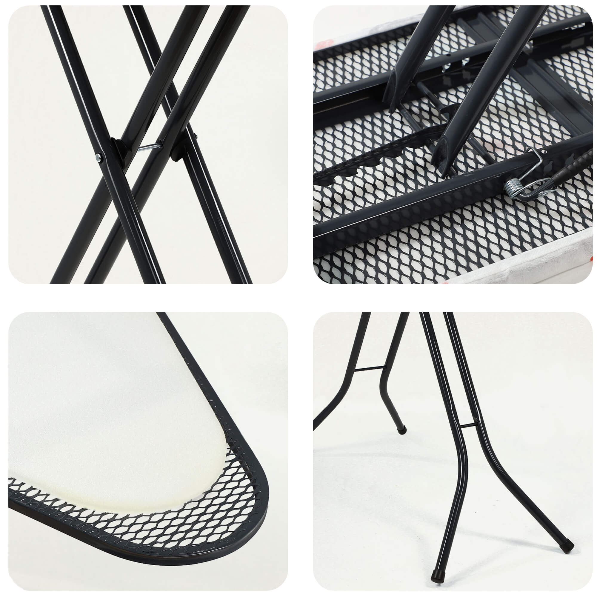 Deska do prasowania Rianico 130 x 34 cm, zielono-czarne koła