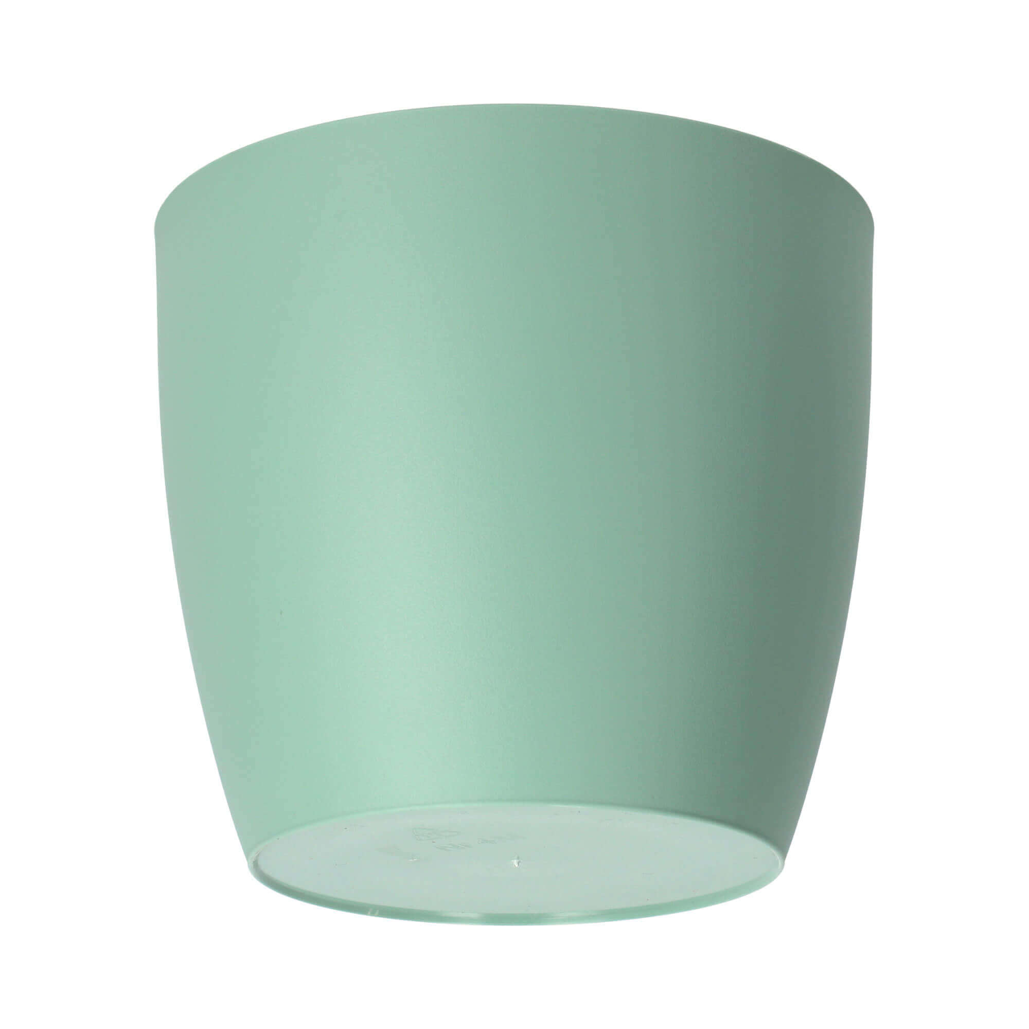 Doniczka Agen z podstawką 14 cm, matowa zielona