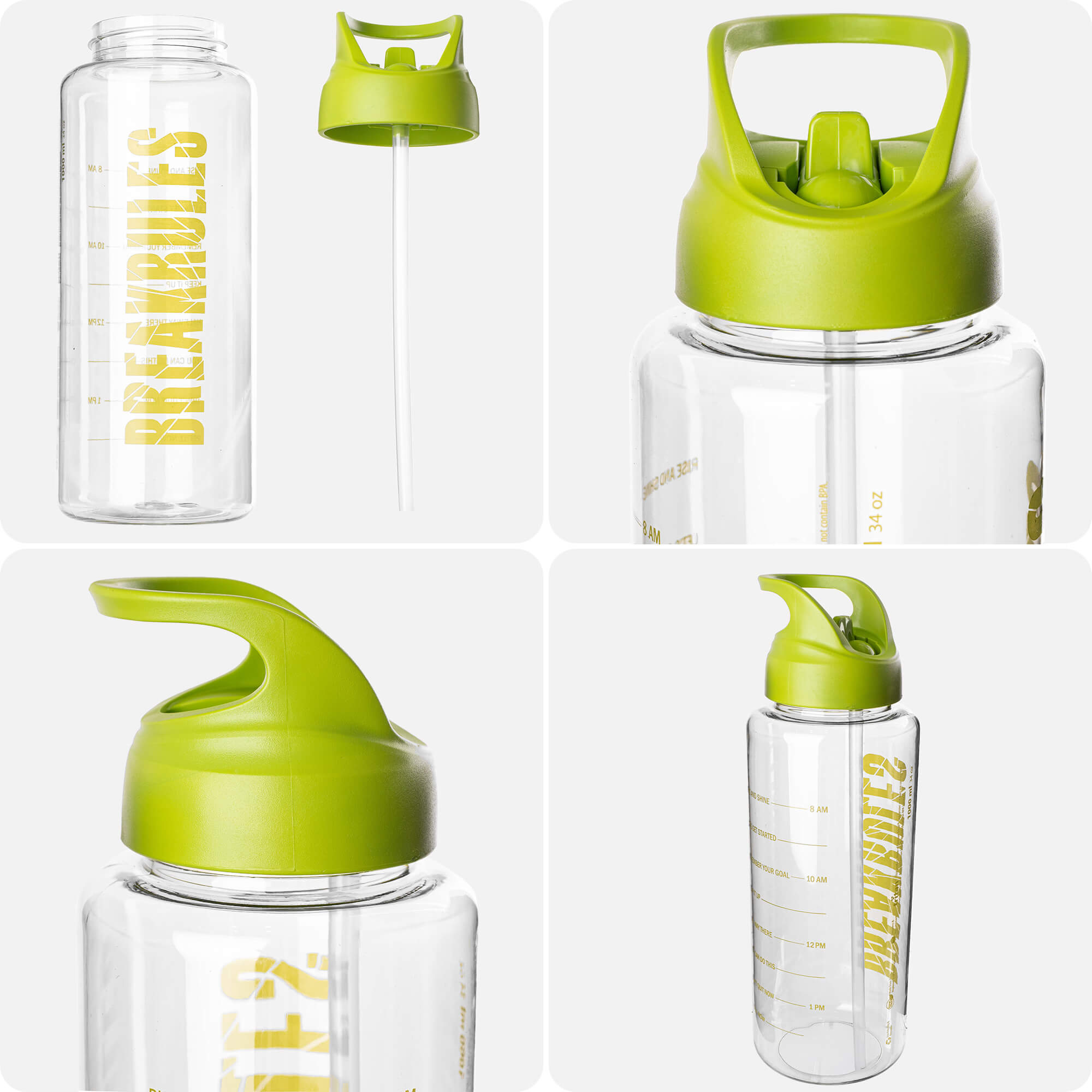 Butelka tritanowa na wodę Soave 1L zielona