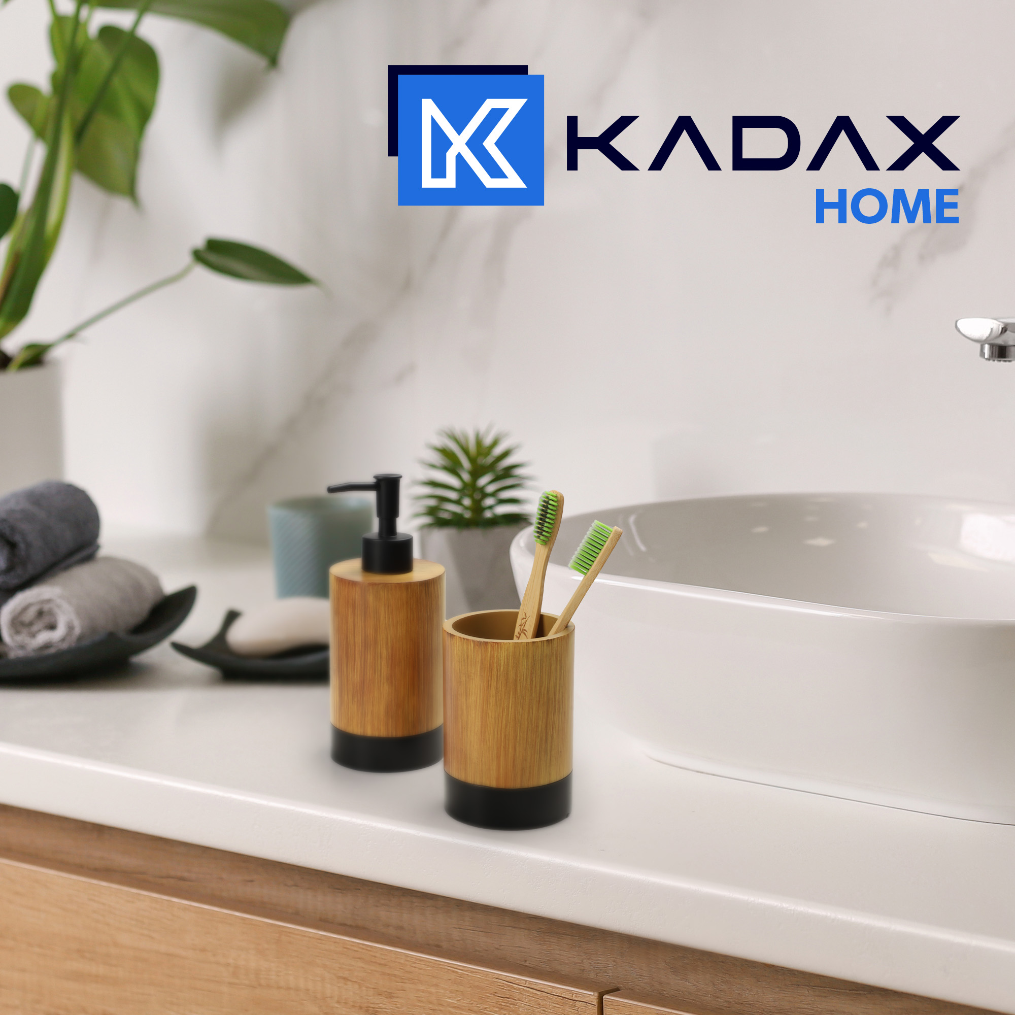 Kubek łazienkowy Laon 7 x 11 cm, brązowy