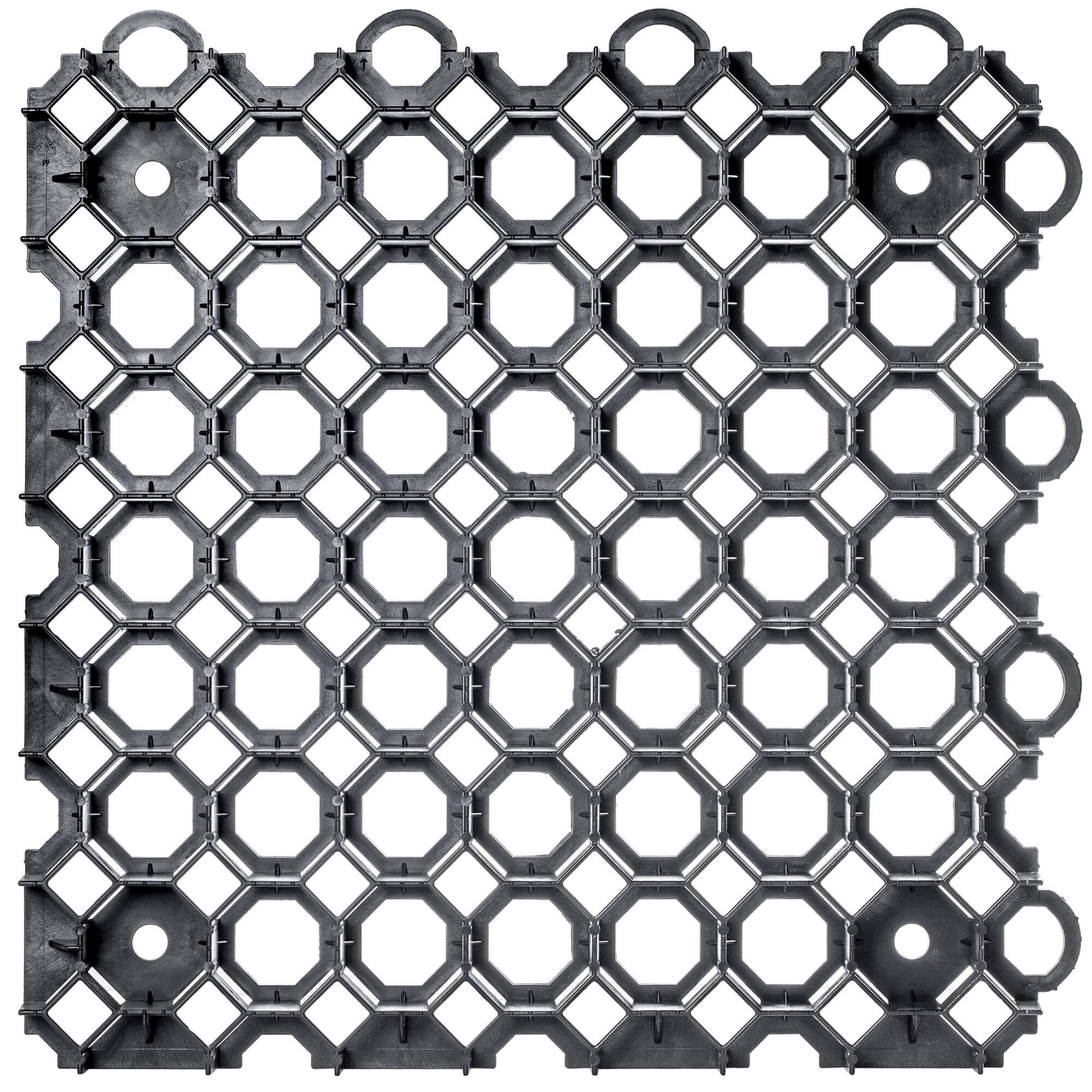 Kratka parkingowa Forsa 50 x 50 cm 10 szt., czarna