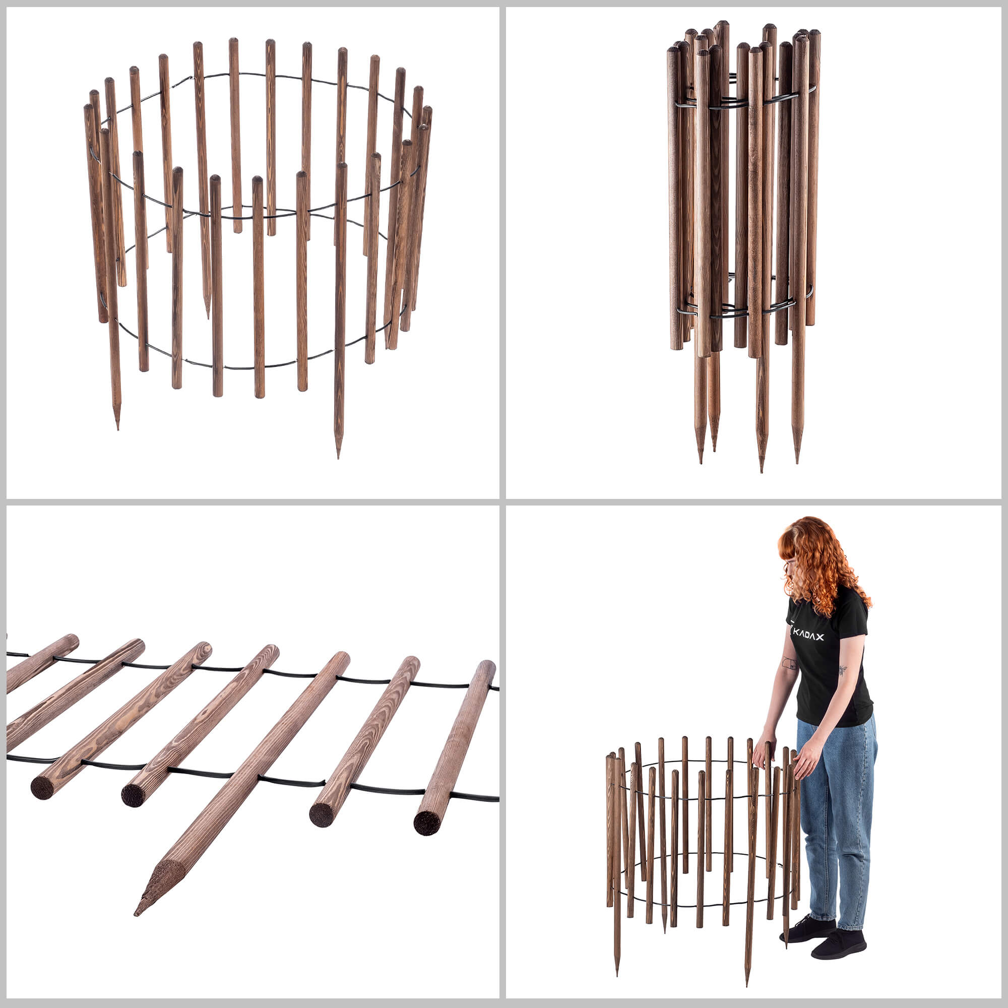 Płotek ogrodniczy Dalum 80 x 230 cm