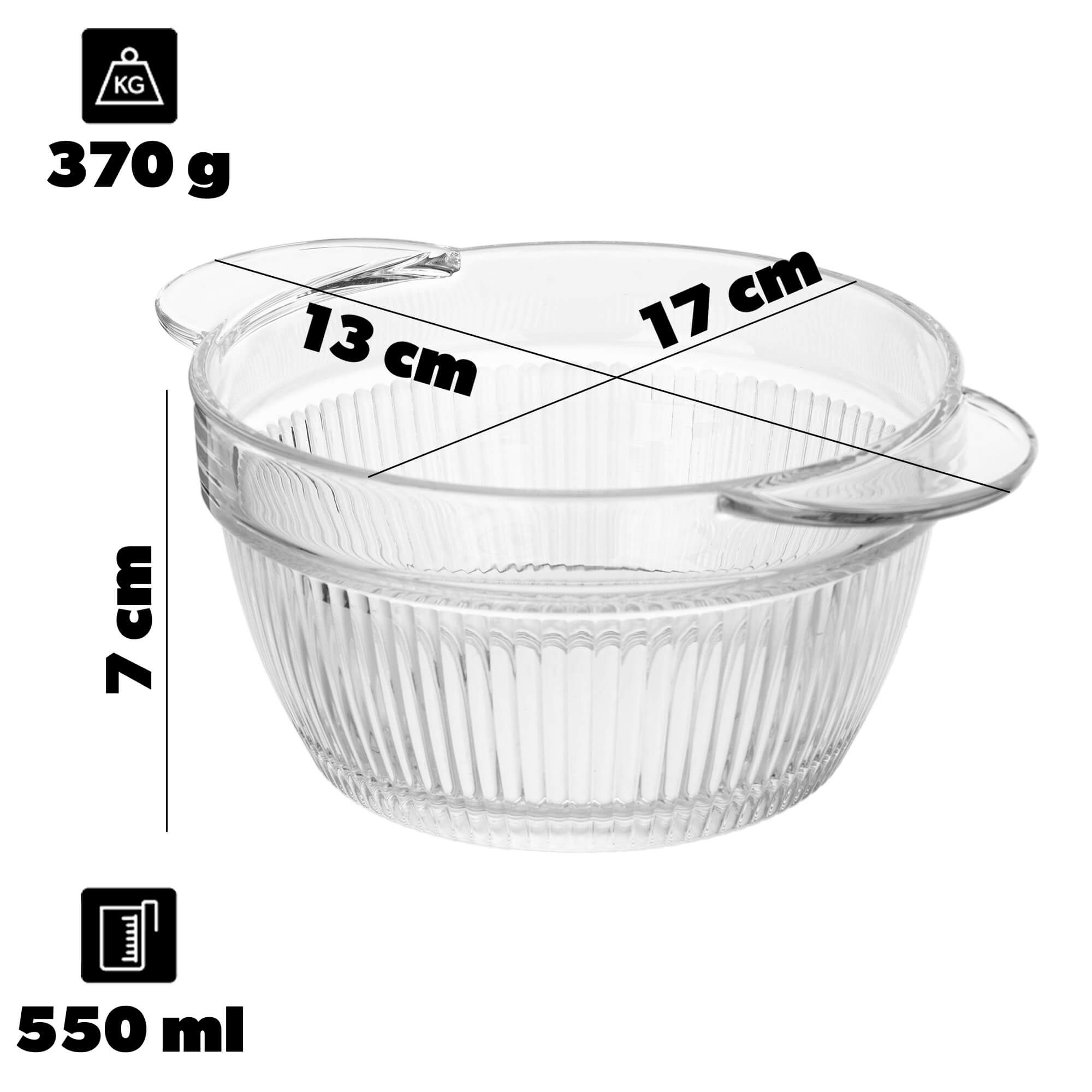 Bulionówka Viaso 550 ml ryflowana