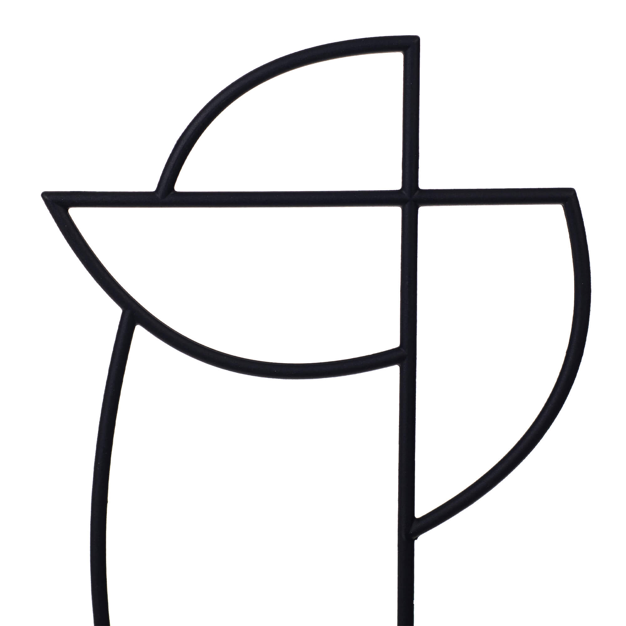 Podpórki do roślin Cerreto geometryczne 43 cm czarne