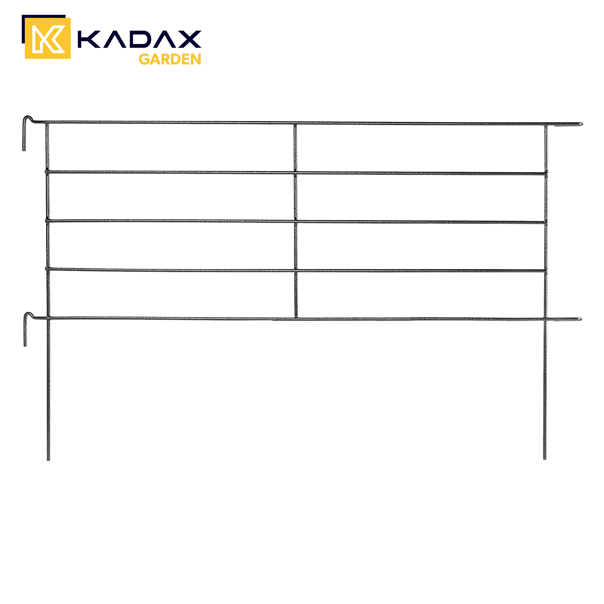 Płotek ogrodowy stalowy Linz 99cm