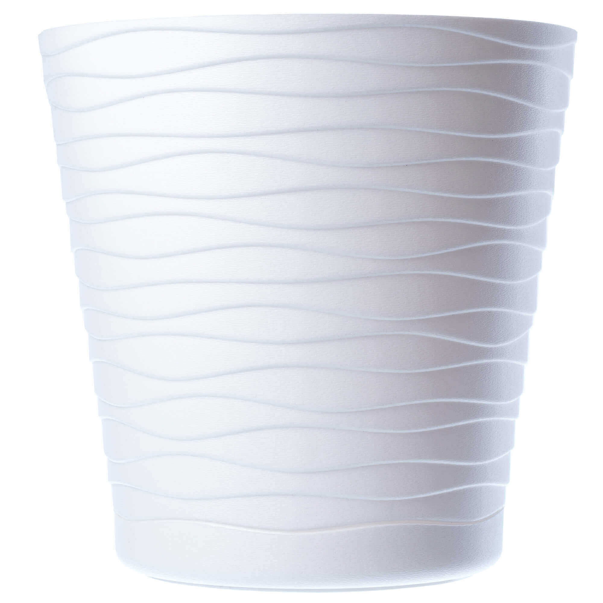 Doniczka z podstawką Greve 13 cm, biała