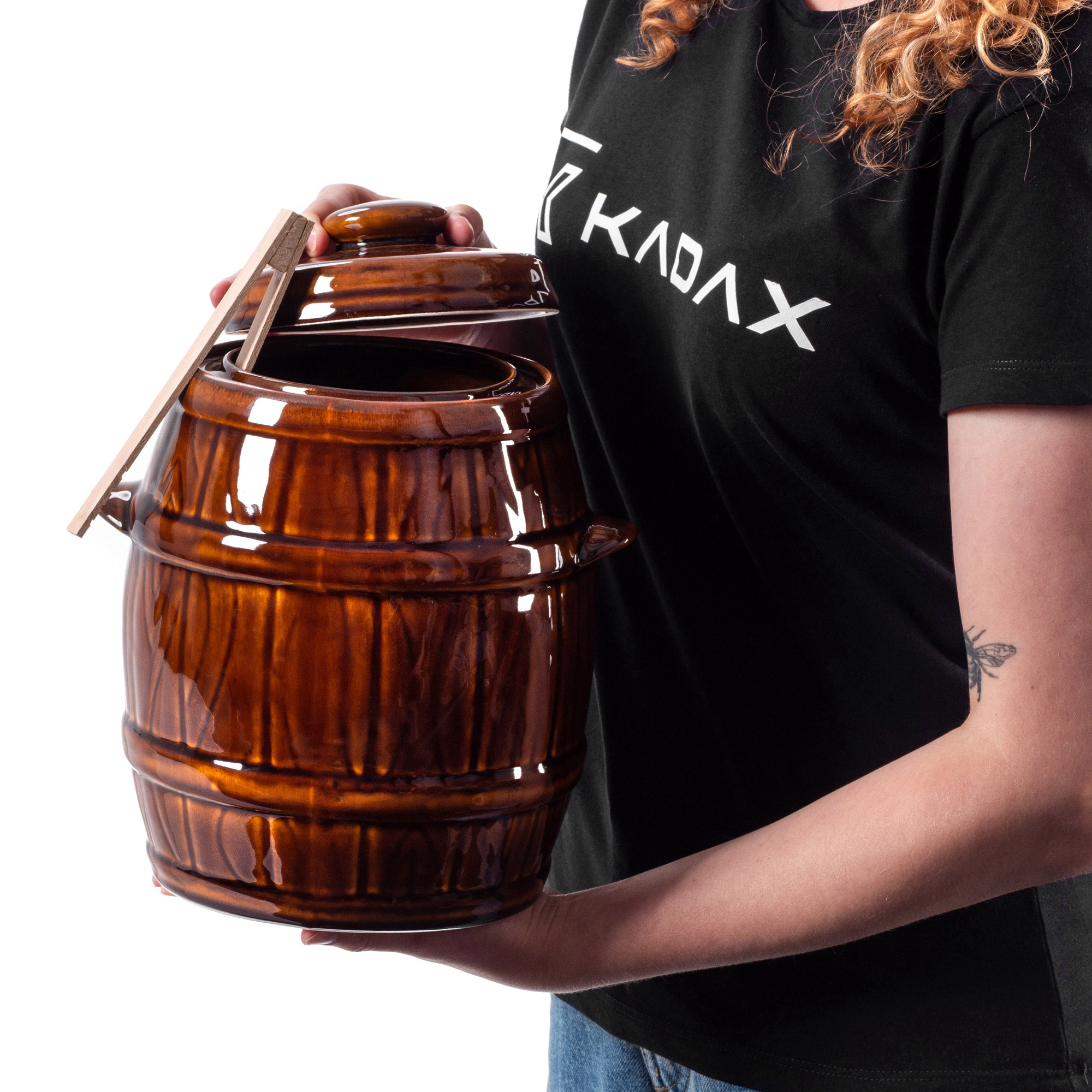 Beczka hermetyczna kamionkowa Helios 5L