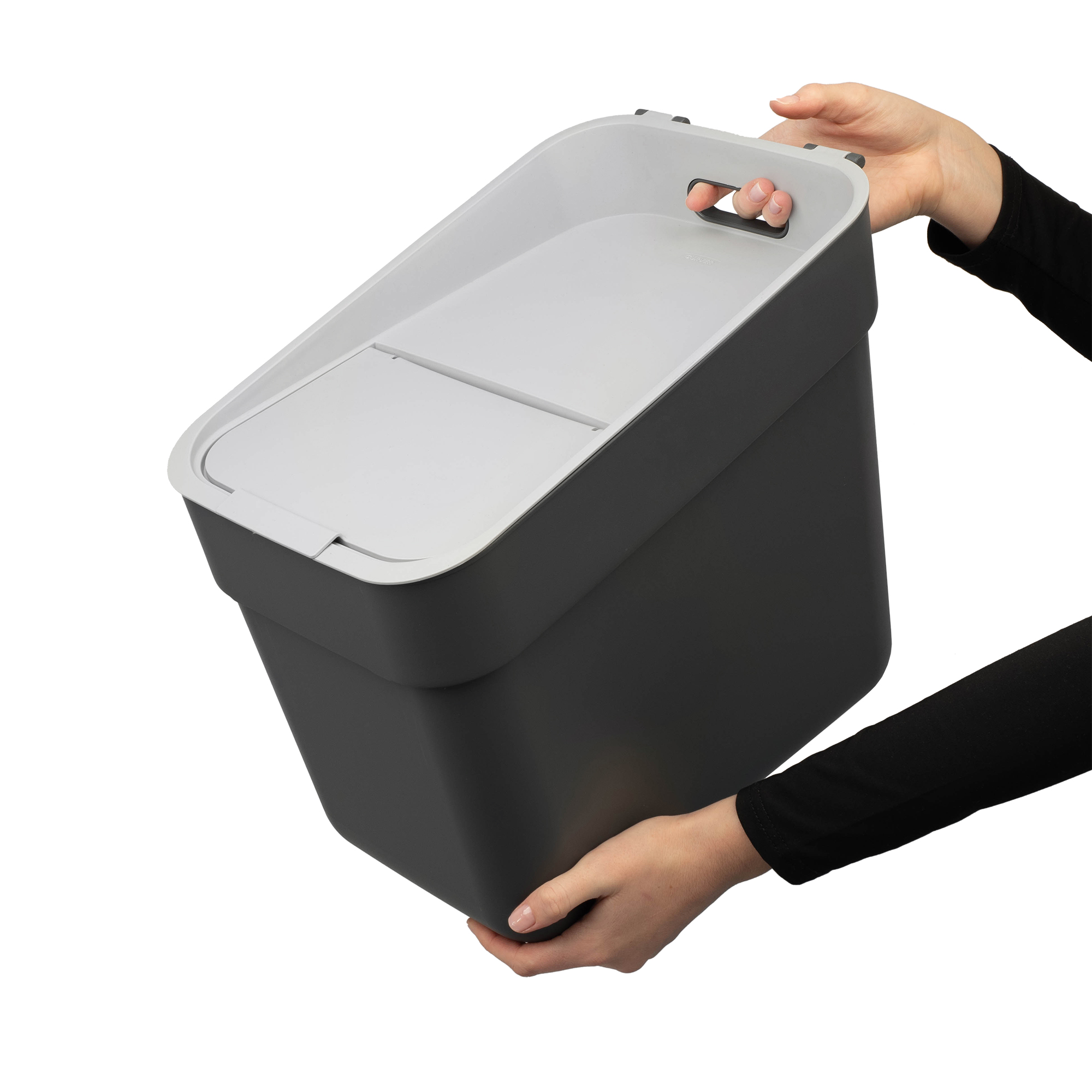 Kosz do segregacji śmieci Curver Ready to Collect 20L szary