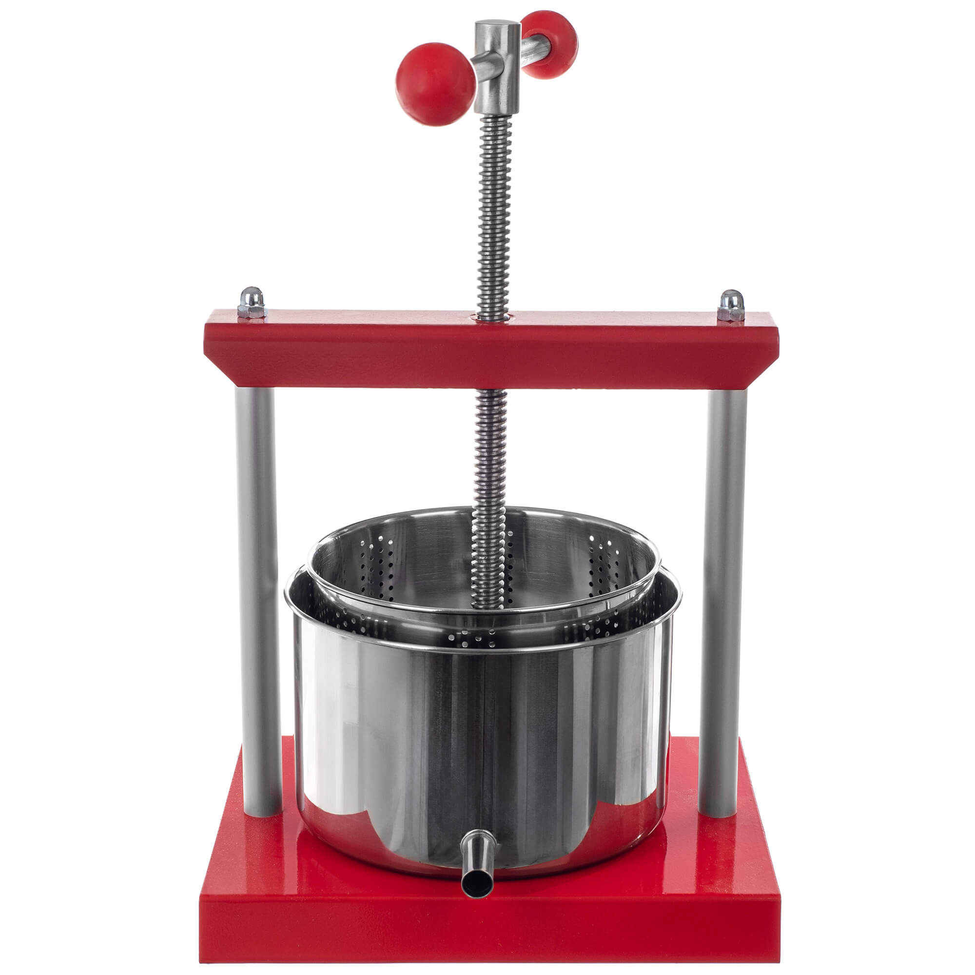 Wyciskarka do owoców Silba, stalowa, 6L