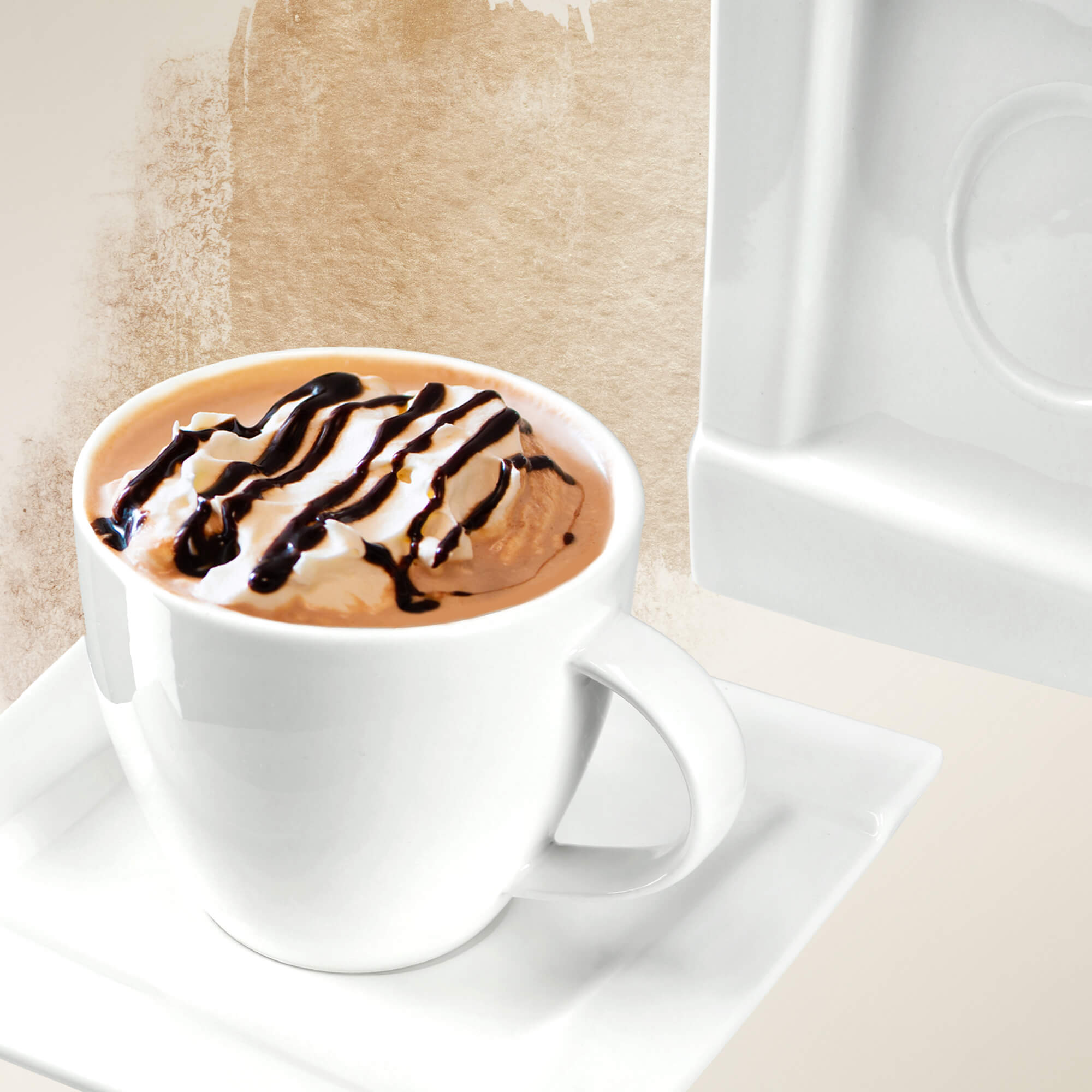 Komplet kawowy Avio, 6 filiżanek z podstawkami, 220 ml