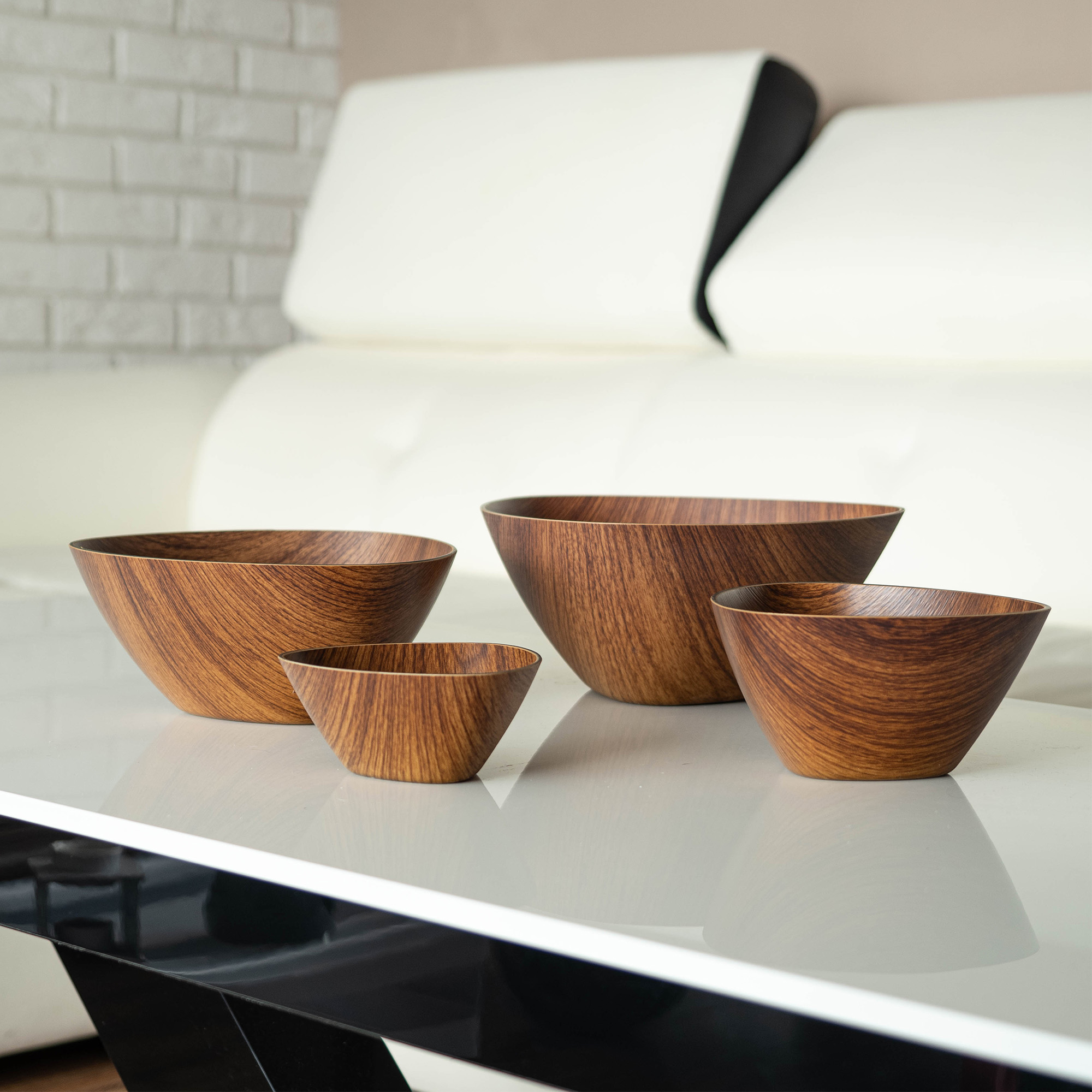 Zestaw salaterek trójkątnych Capelle 4szt