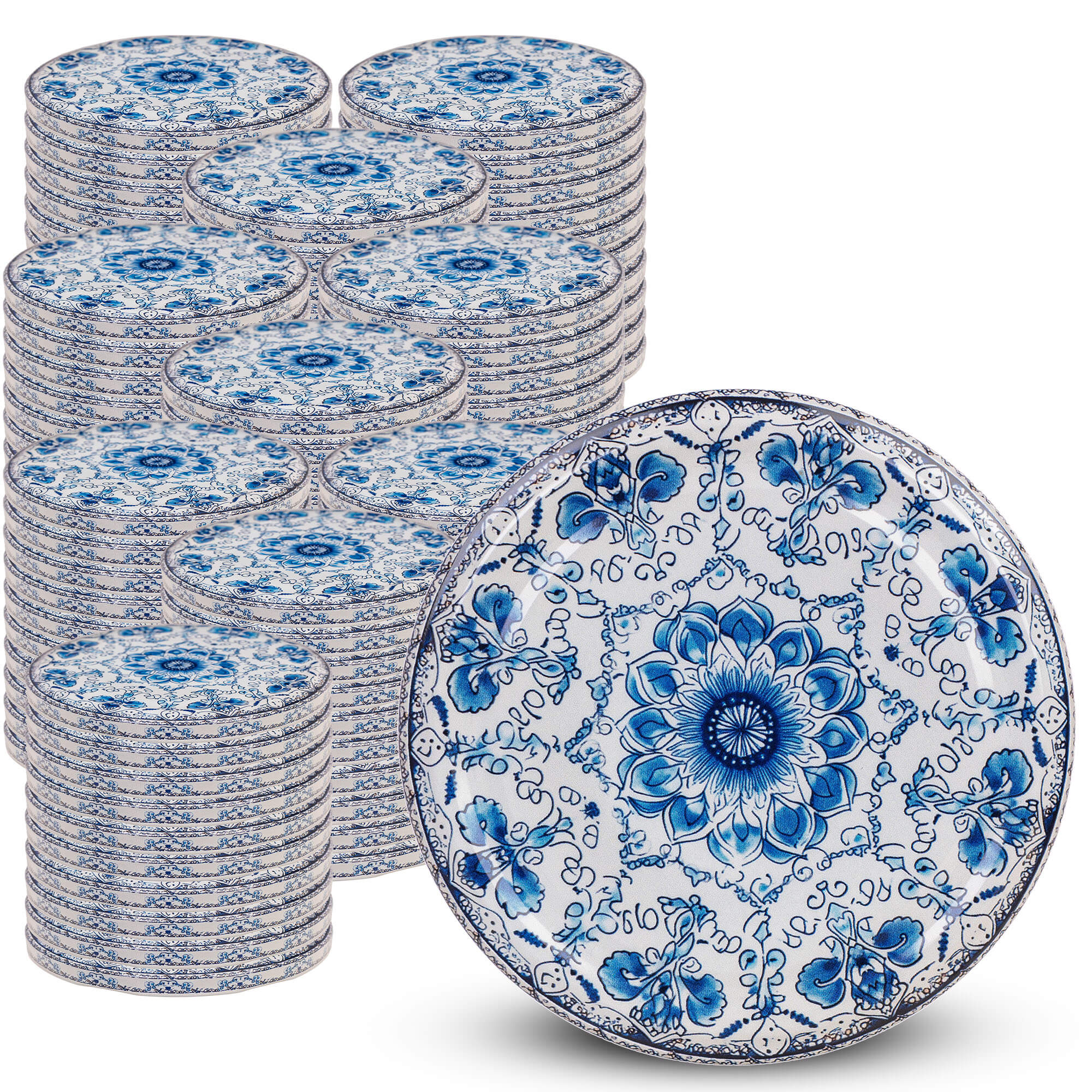 Metalowe wieczka do słoików Virbo 100szt fi 82mm "Porcelana"