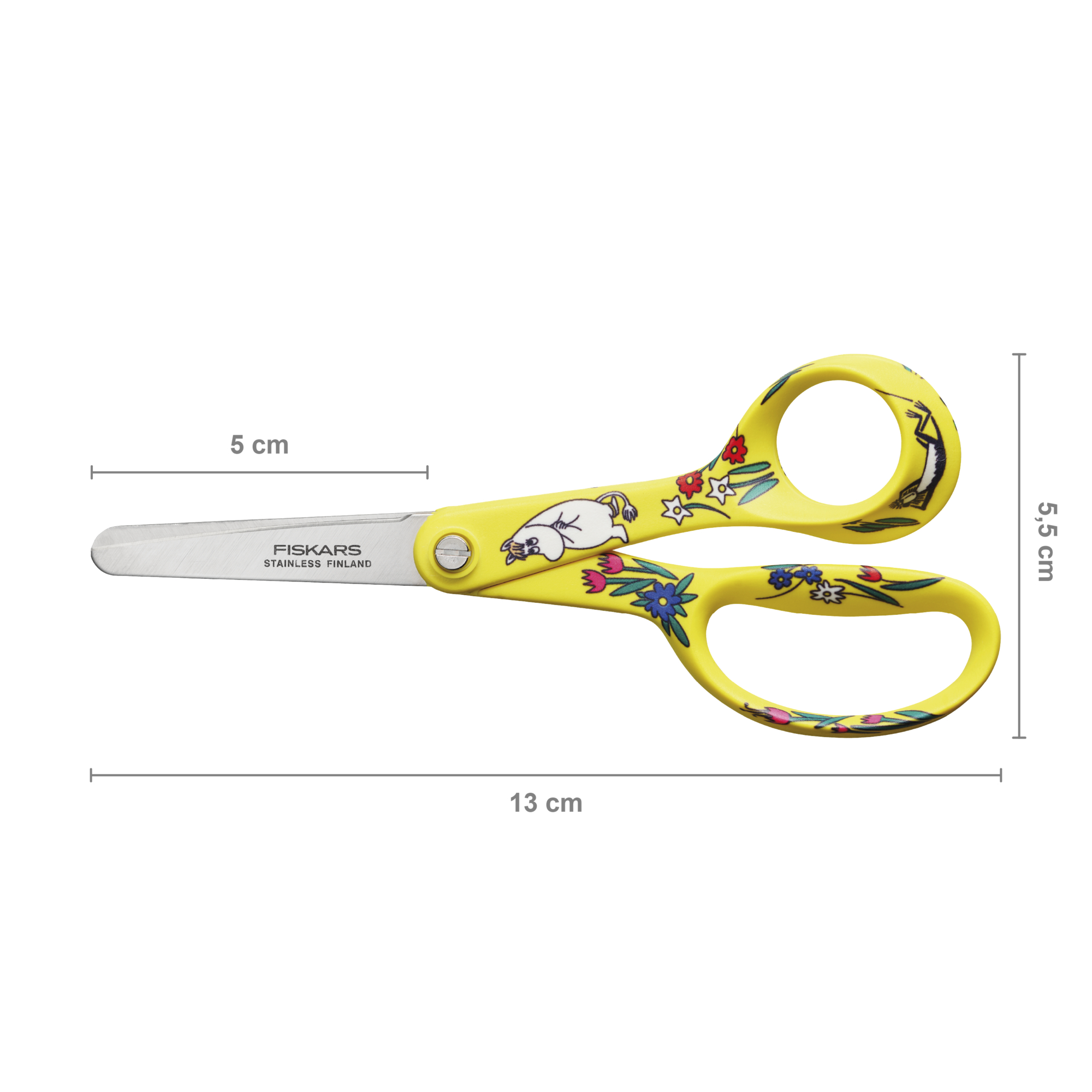 Fiskars 1067191 Moomin Nożyczki dziecięce, Snorkmaiden (Migotka)