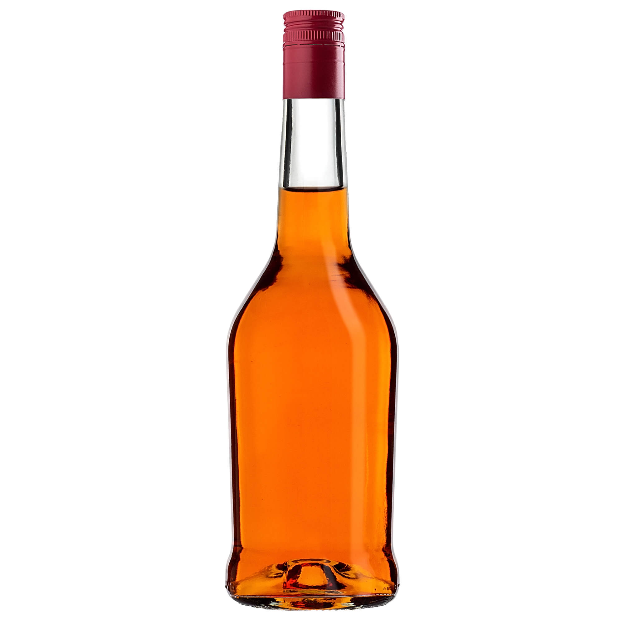 Szklana butelka na nalewkę Loiret 500ml z długą czerwoną zakrętką 1 szt.