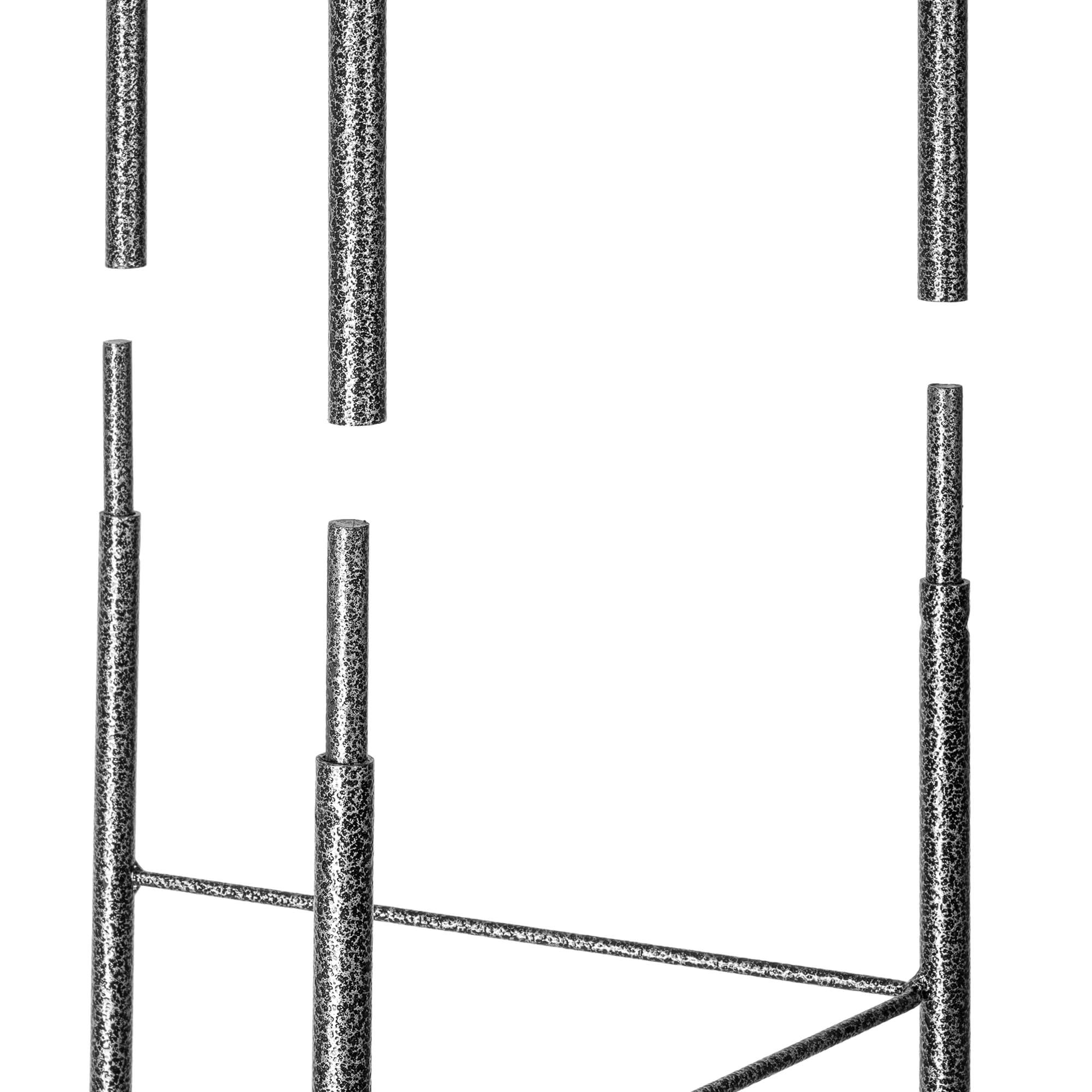 Pergola ogrodowa na kwiaty 273 cm, czarna