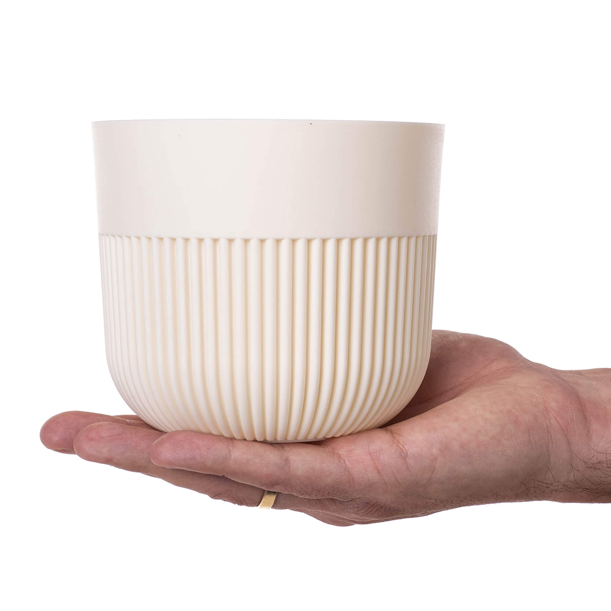 Doniczka osłonka Ornon 13 cm ekri