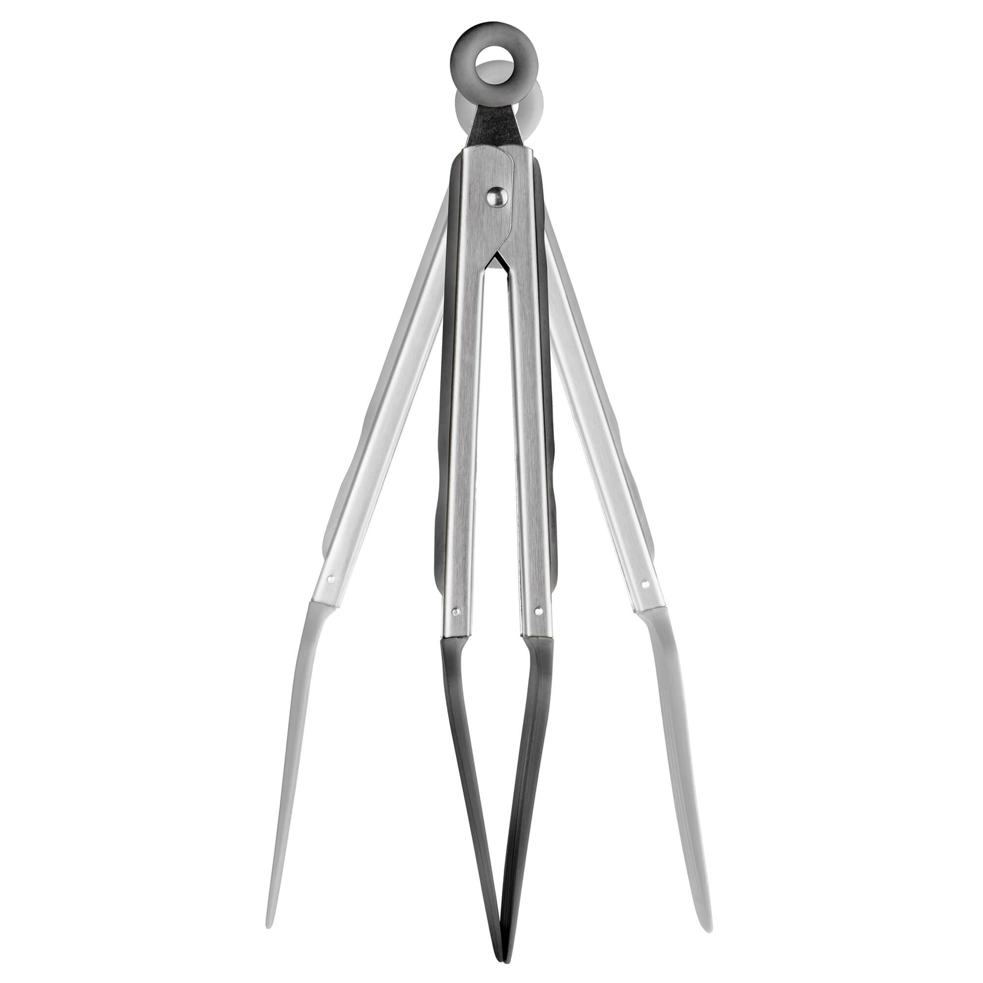 Szczypce kuchenne do potraw Trepuzzi 26 cm, czarne