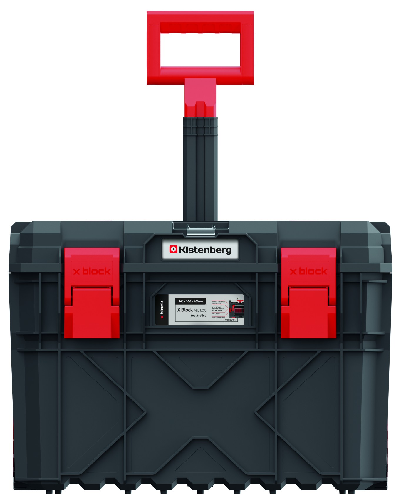 KISTENBERG Skrzynia narzędziowa na kołach X Block ALU LOG 40 - KXBA604045 - czarny