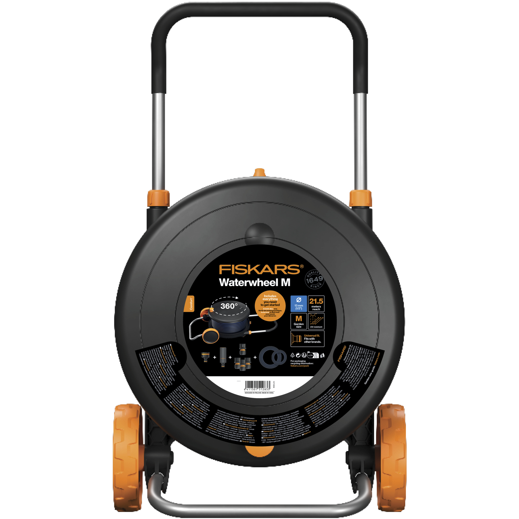 Fiskars 1071639 Comfort Bęben z wężem M 13 mm (1/2) 20 m