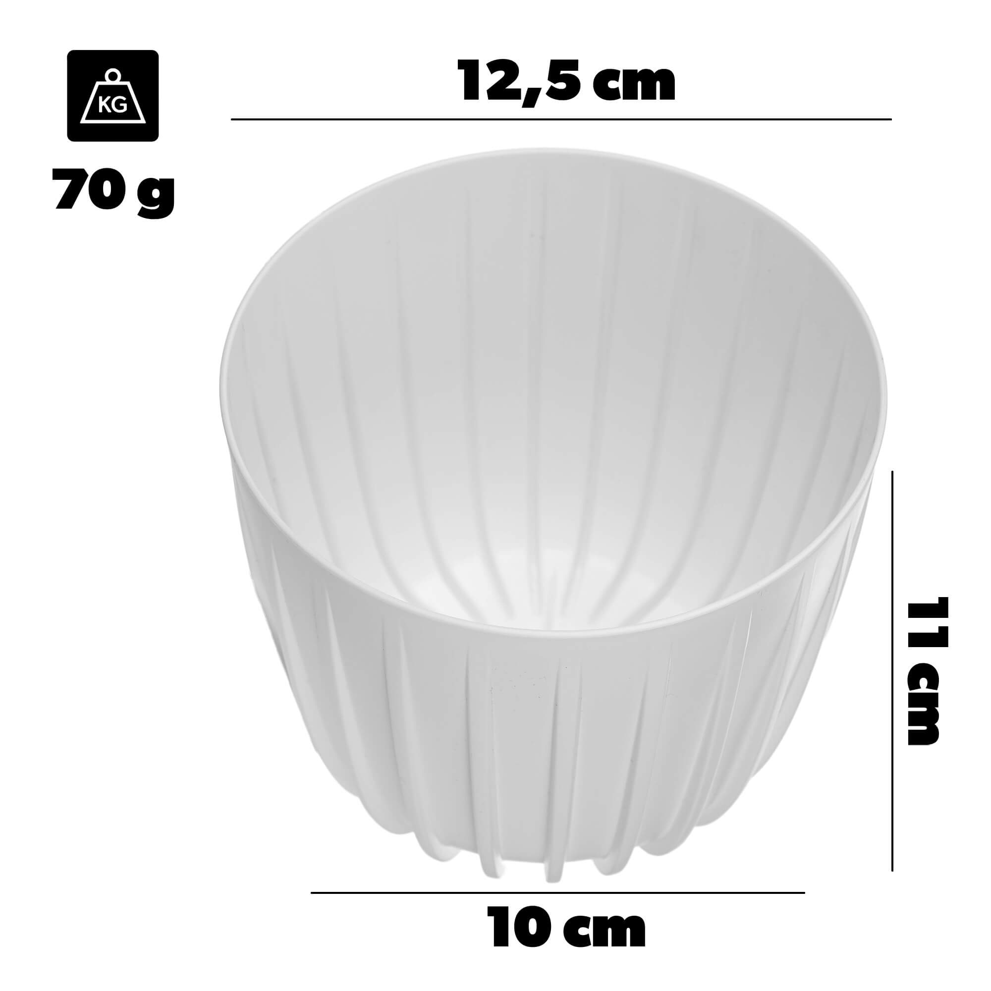 Osłonka Costa 12.5 cm biała