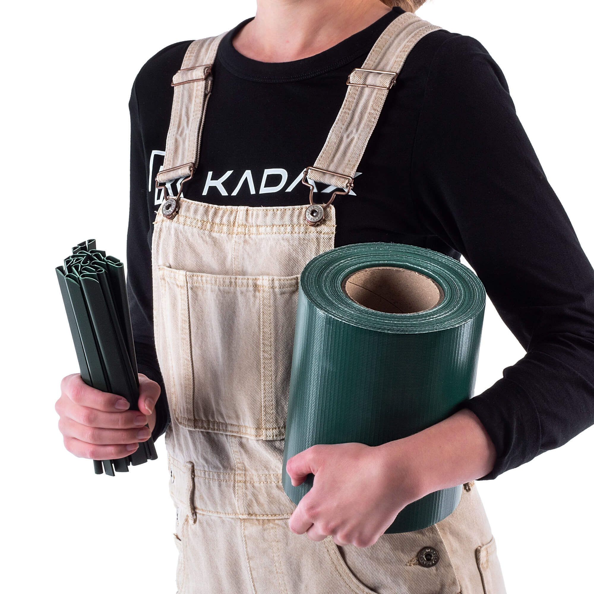 Taśma ogrodzeniowa Langon 19 cm x 35 m zielona