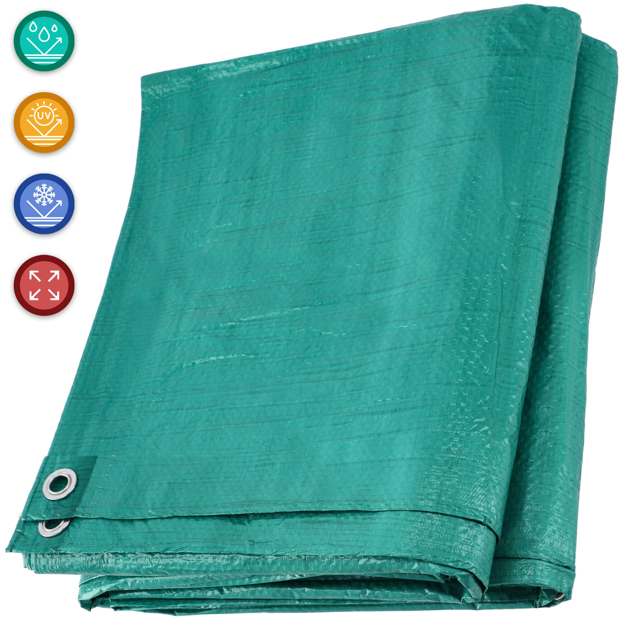 Plandeka ogrodowa Nole 2 x 3 m, zielona