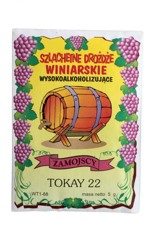 Drożdże winiarskie Tokay 5g