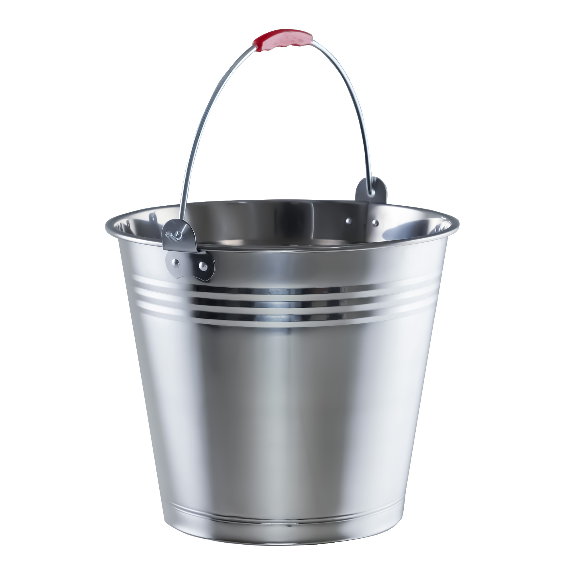 Wiadro nierdzewne Ciney z uchwytem 8L