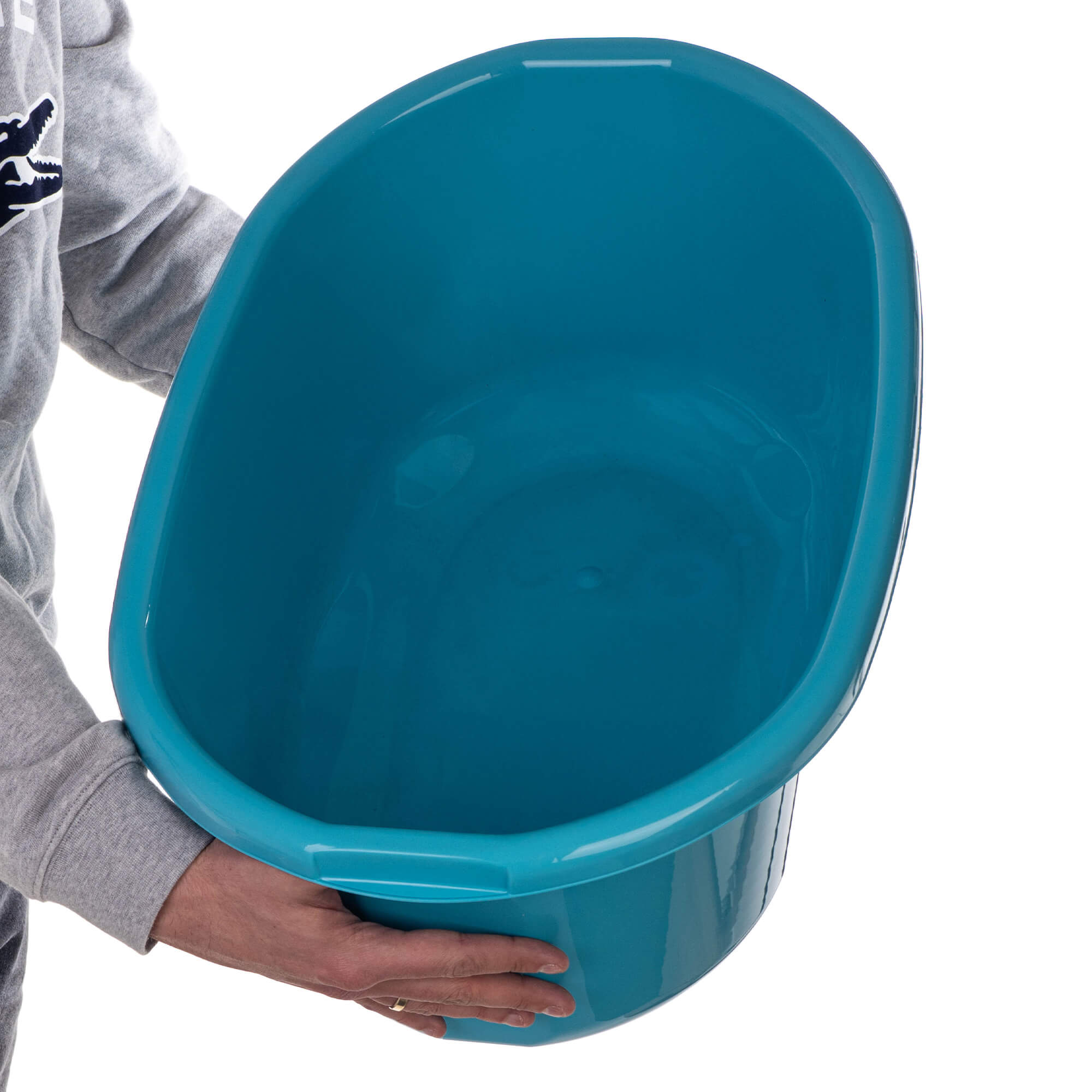 Miska łazienkowa Lavare z uszami 30L turkusowa