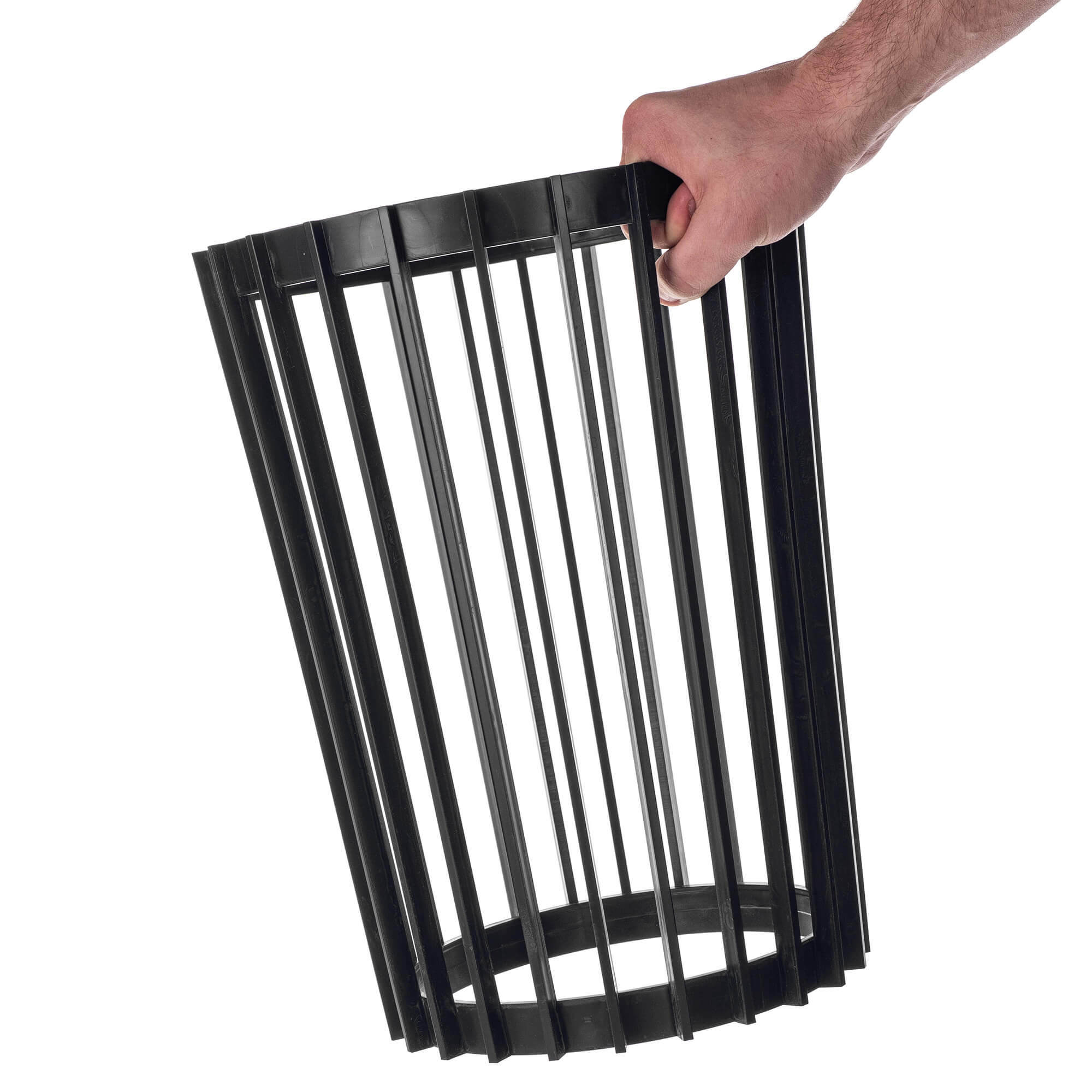 Kwietnik dwustronny Aytre 40 cm czarny