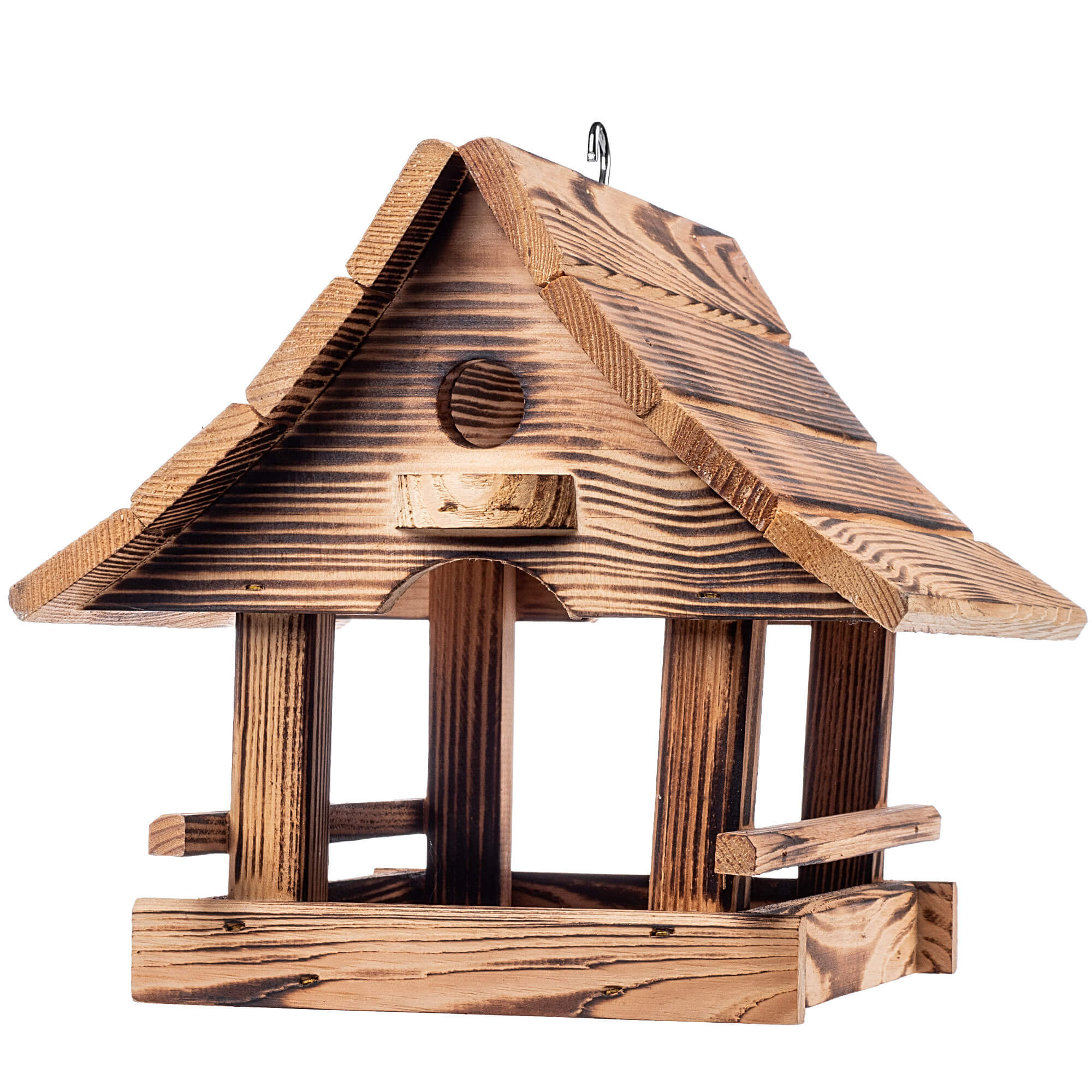 Karmnik dla ptaków Arbis domek 30 x 25 cm opalany